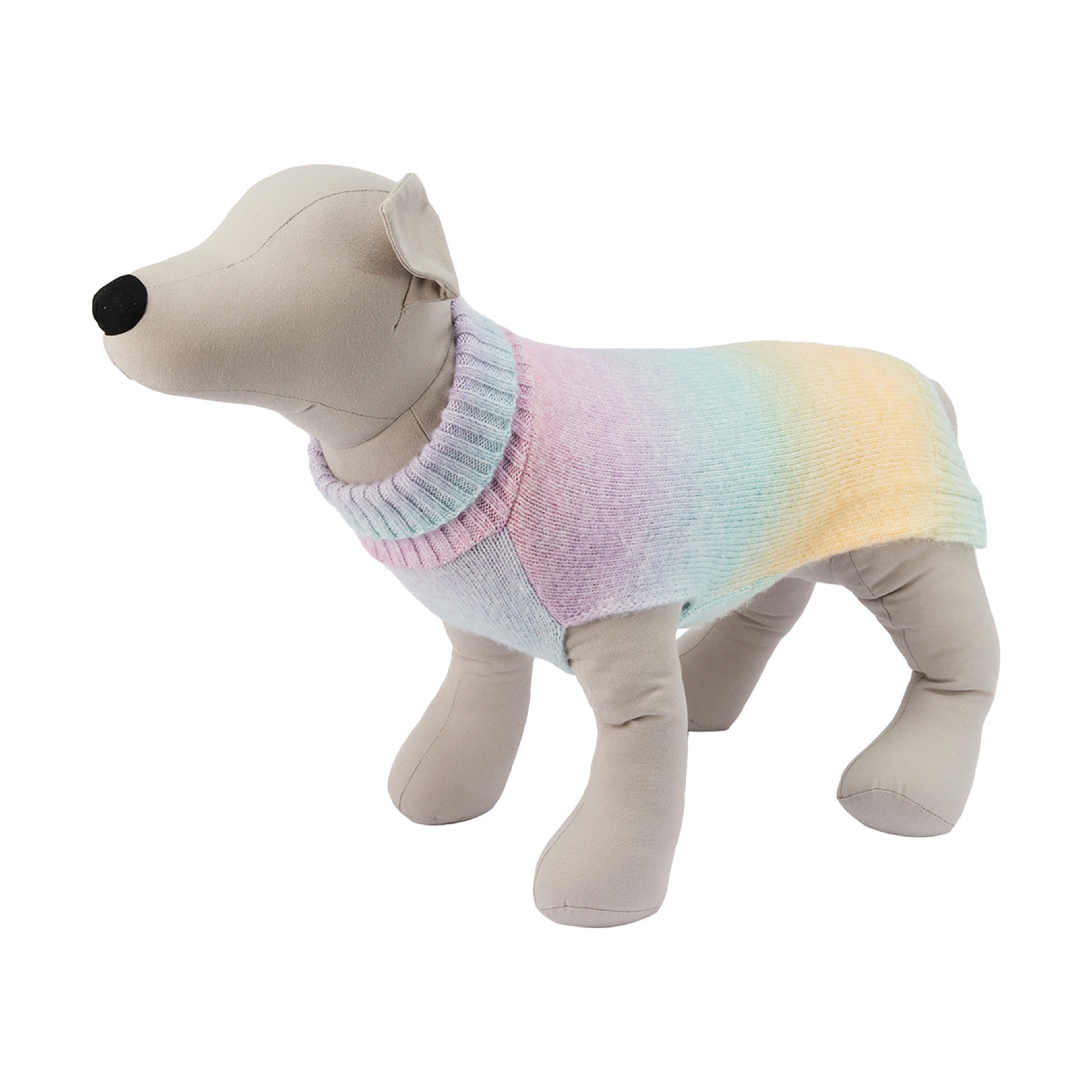 Pet Rainbow Ombre Jumper Large Kmart