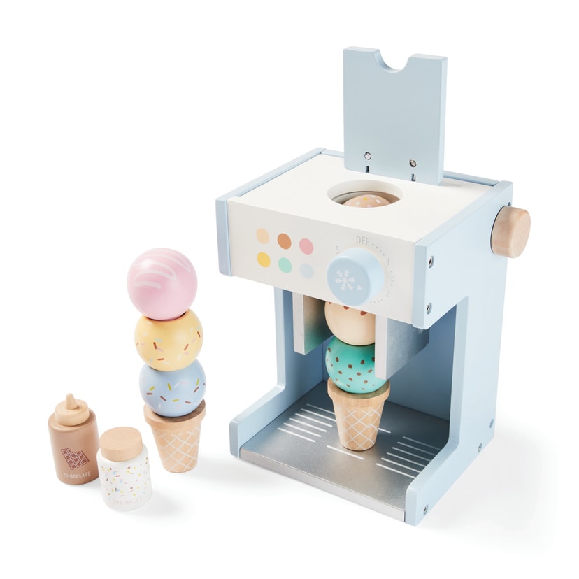 11 Piece Wooden Ice Cream Machine Kmart