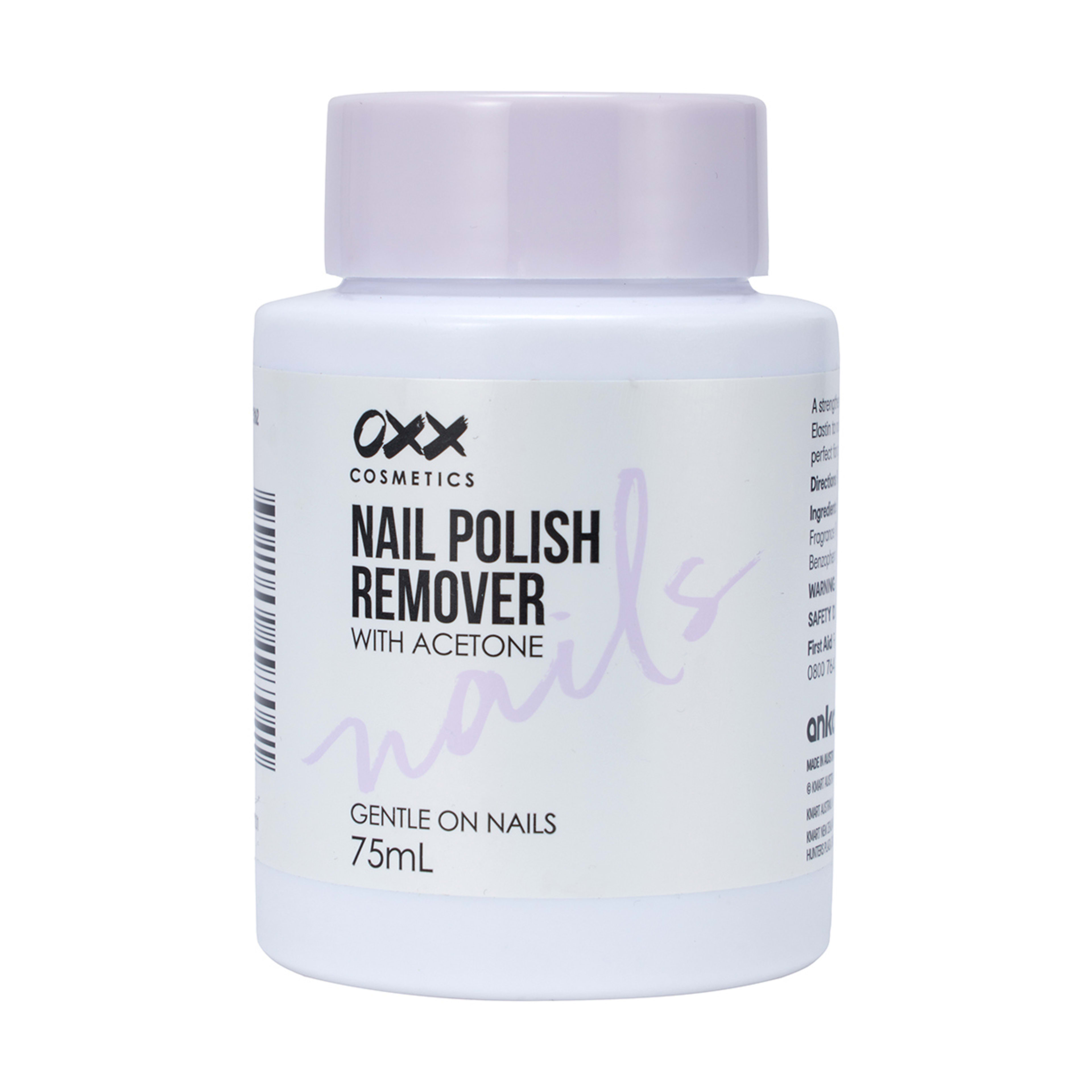 OXX Cosmetics Nail Polish Remover with Acetone Kmart