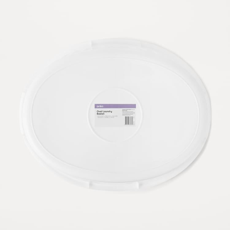 Oval Laundry Basket White Kmart