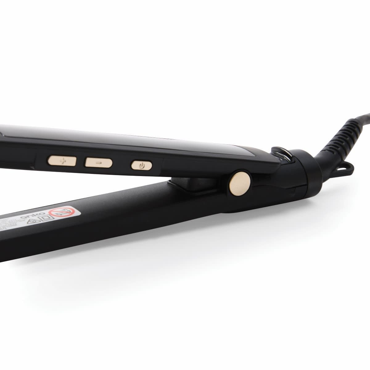 LCD Hair Straightener Black Kmart