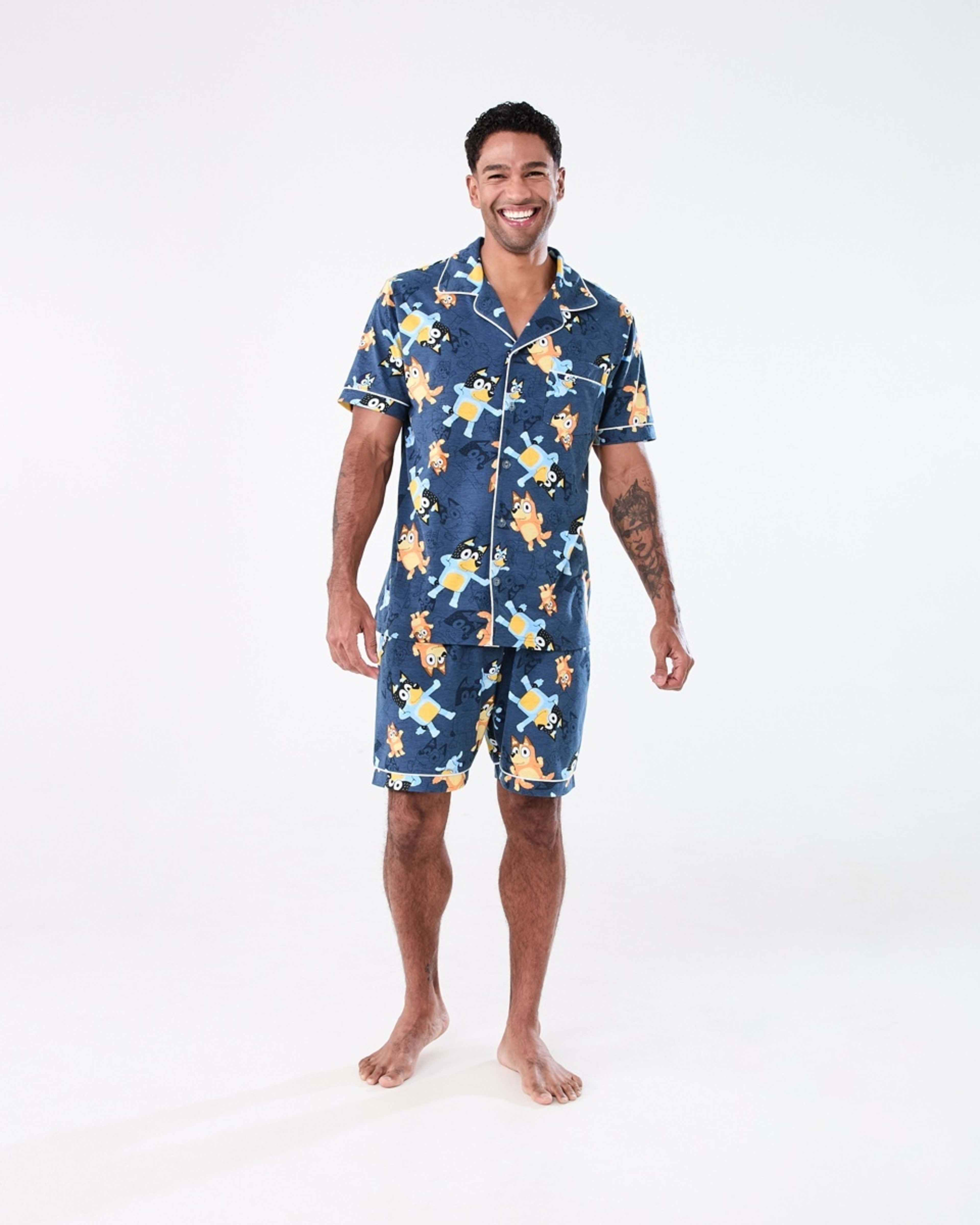 9 Bluey License Short Sleeve Button Through Matching Family Pyjama Set BLUEY, 9 of 9