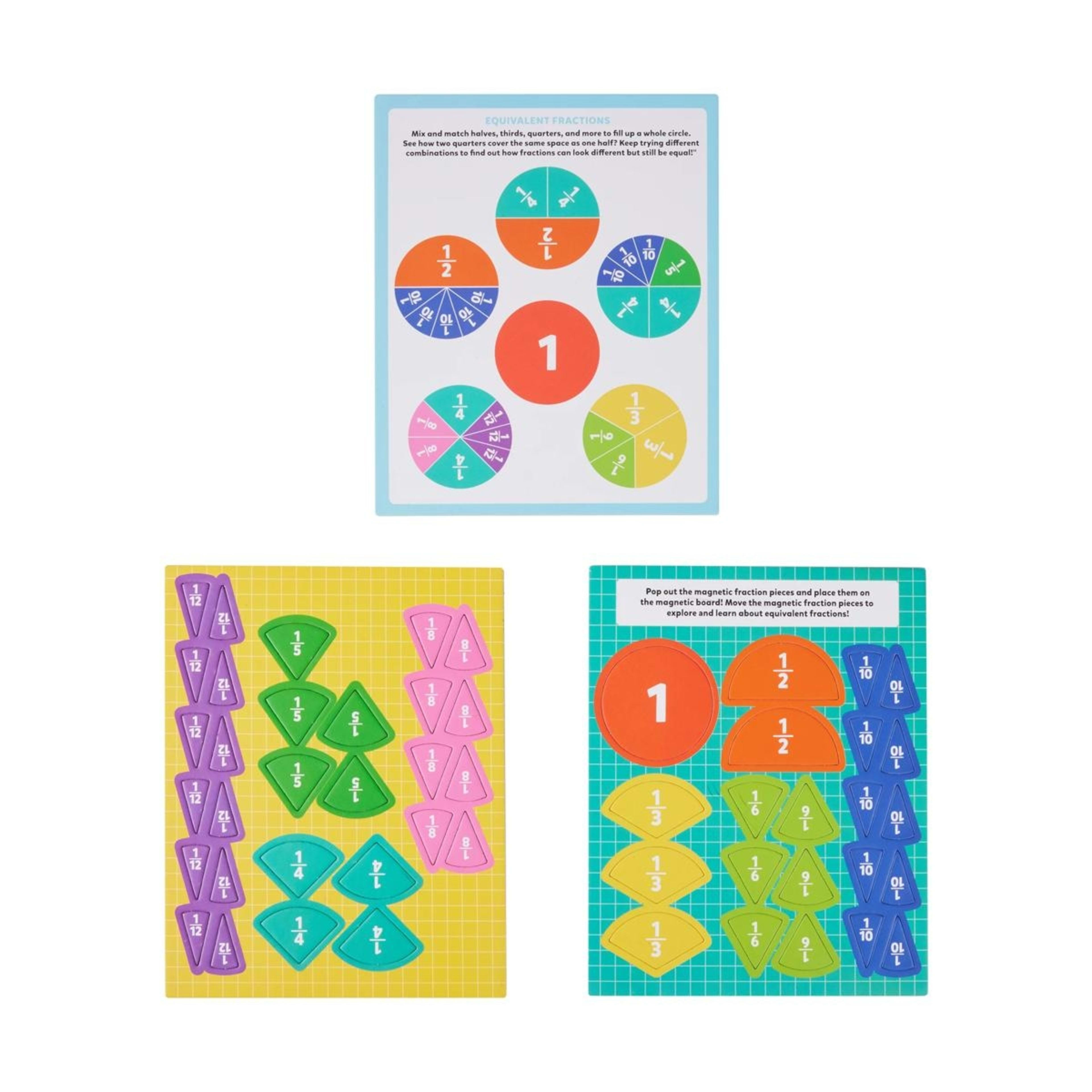 2 Fraction Magnets: Magnetic Fraction Puzzle, 2 of 8