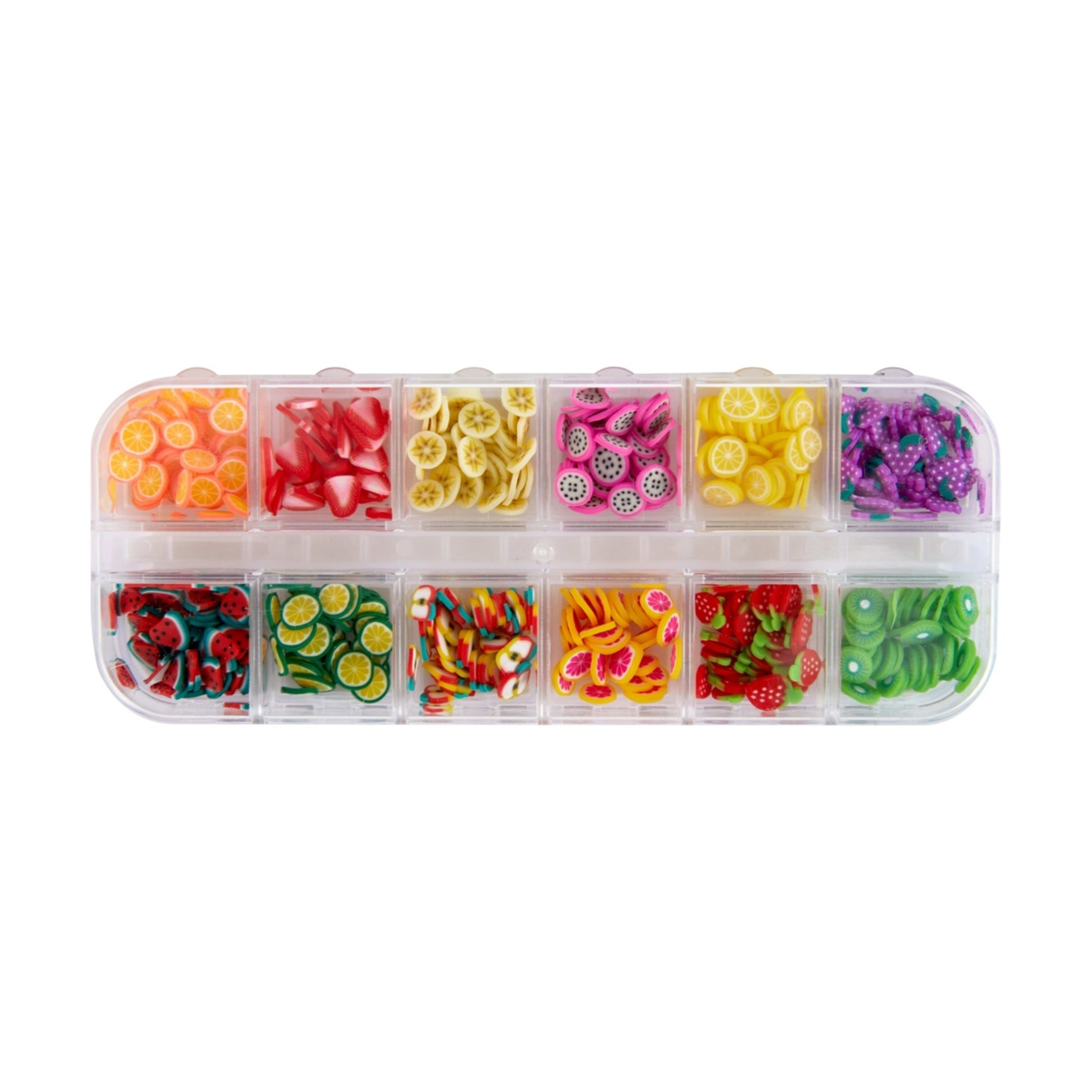 2 Resin Craft Clay Chips - Fruit, 2 of 2