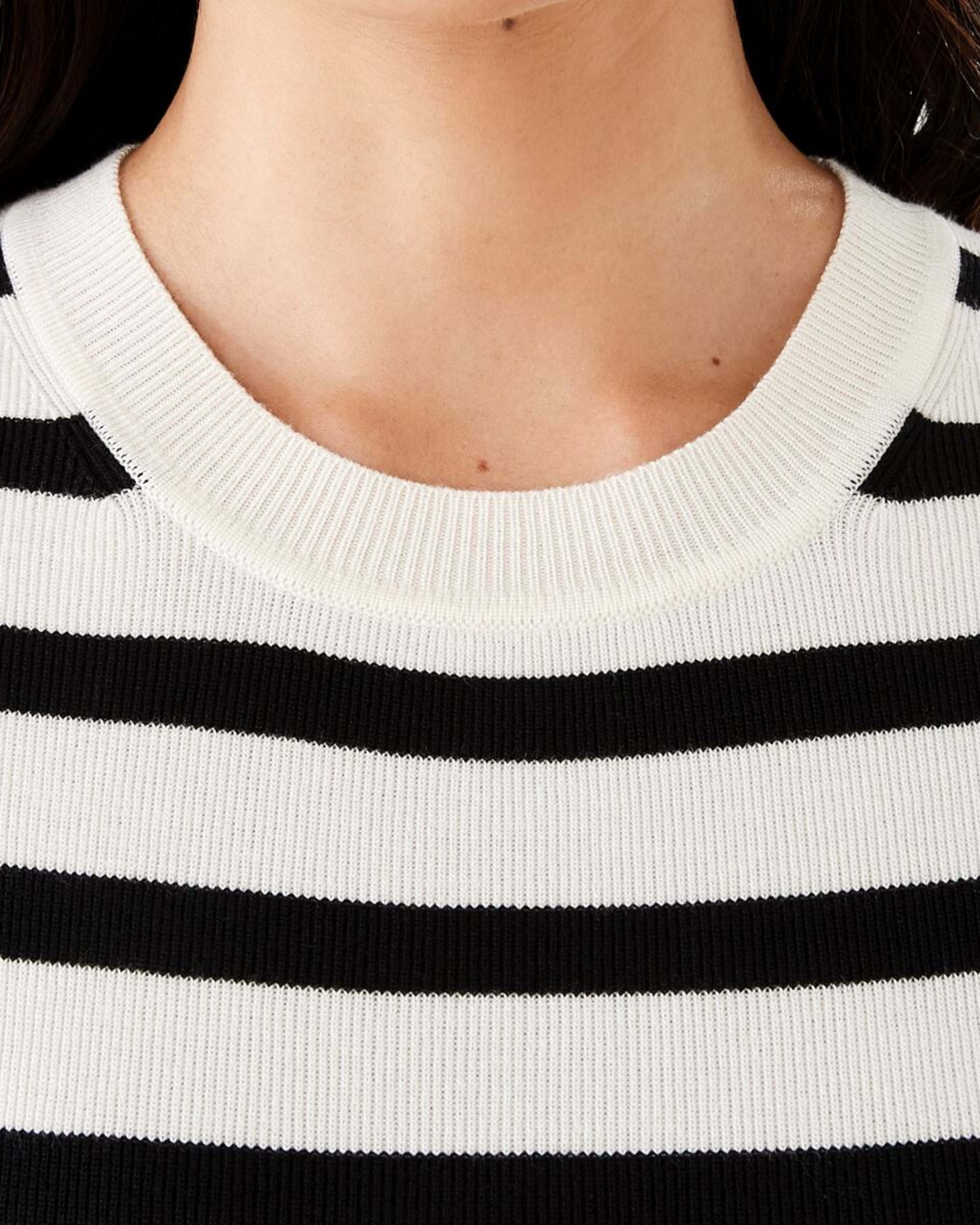 5 Short Sleeve True Knit Fitted T-shirt BOLD STRIPE, 5 of 5