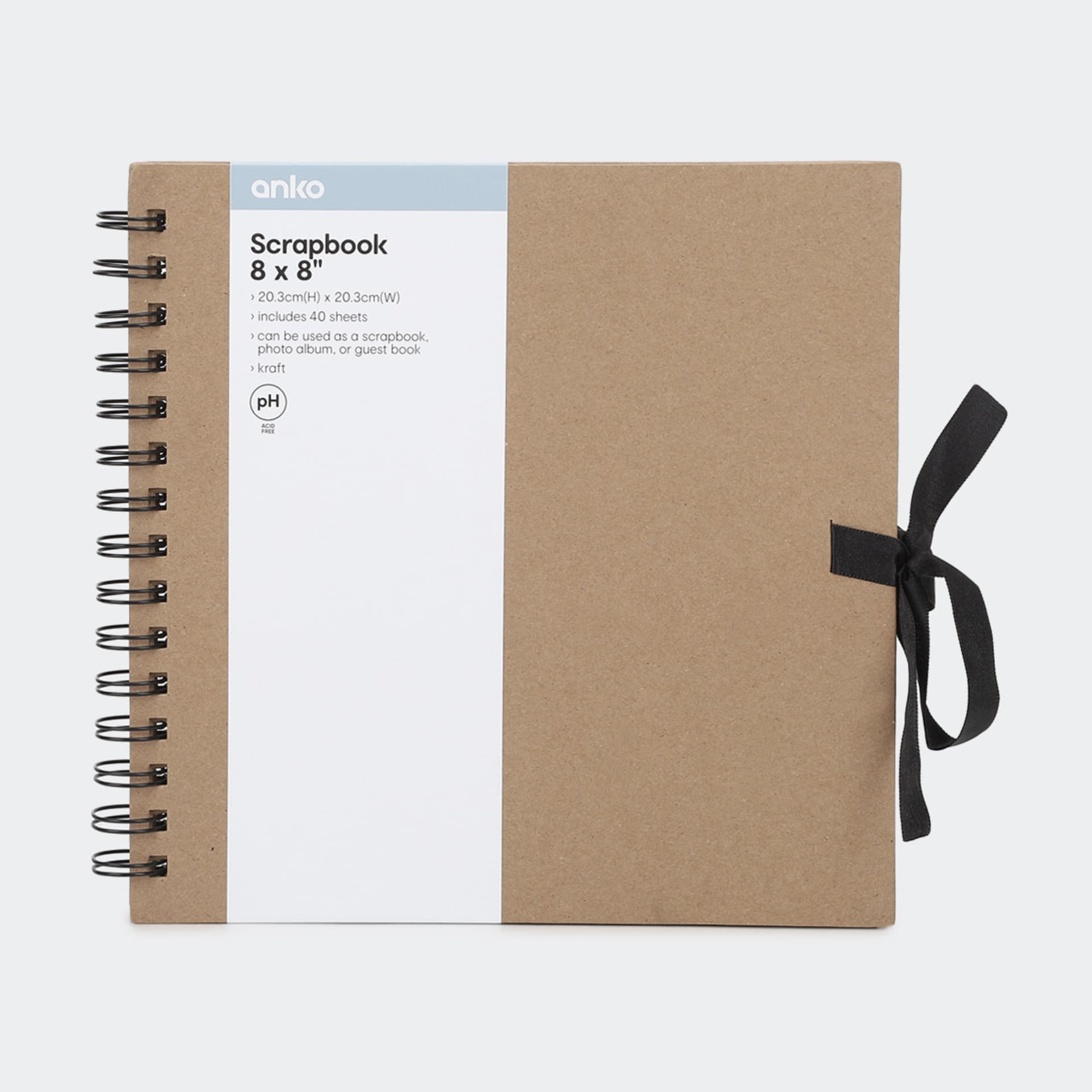 8in. x 8in. Scrapbook Kraft Kmart