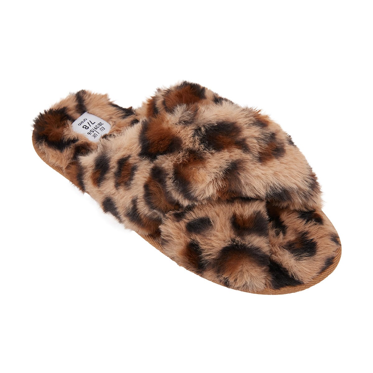 leopard print slippers kmart