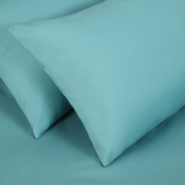 180 Thread Count Sheet Set Queen Bed, Aqua Kmart