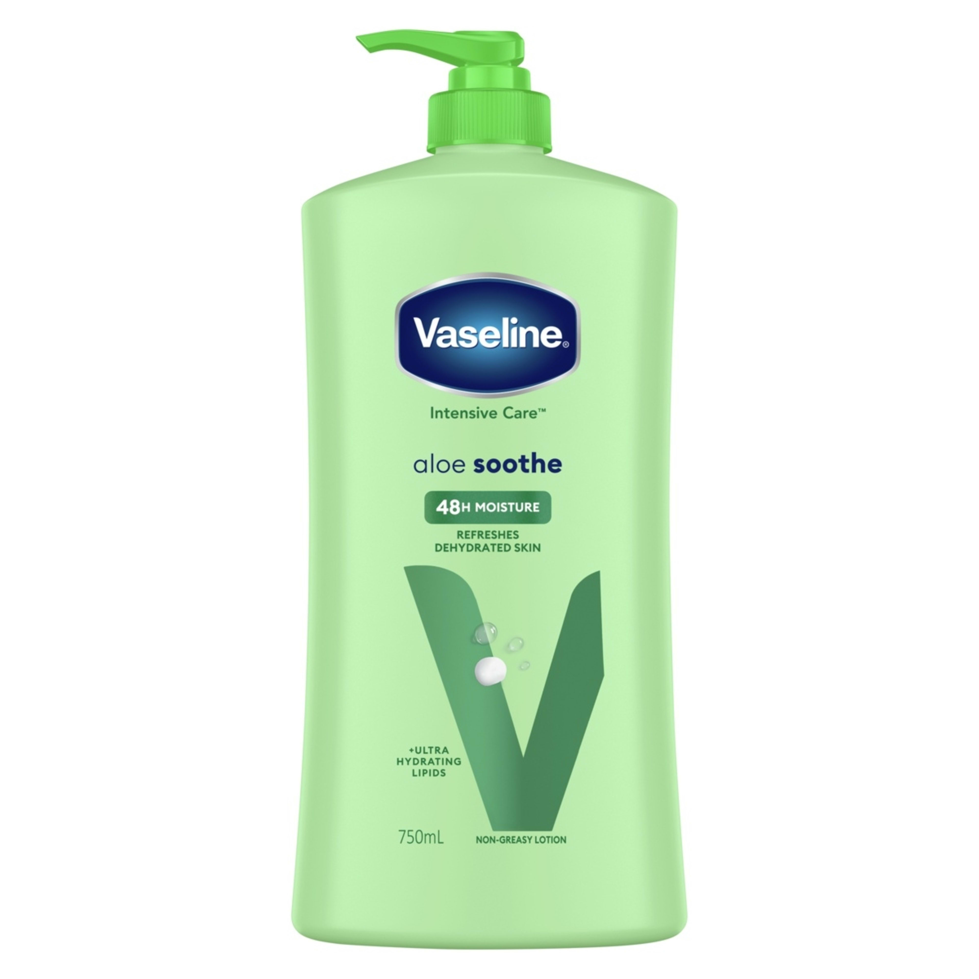 1 Vaseline Intensive Care Body Lotion 750ml - Aloe, 1 of 10