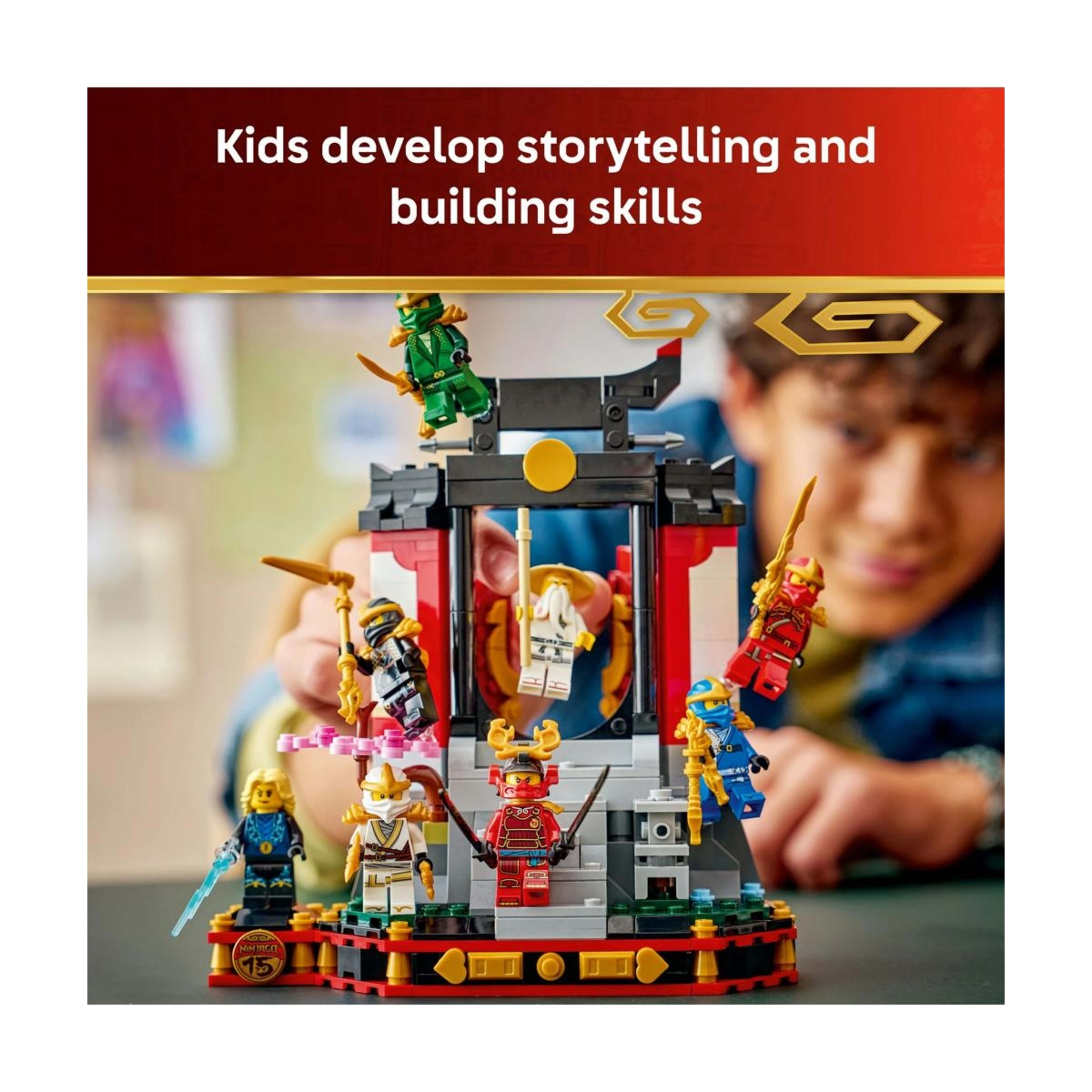 6 LEGO NINJAGO Ninja Character Display 15th Anniversary 71866, 6 of 10