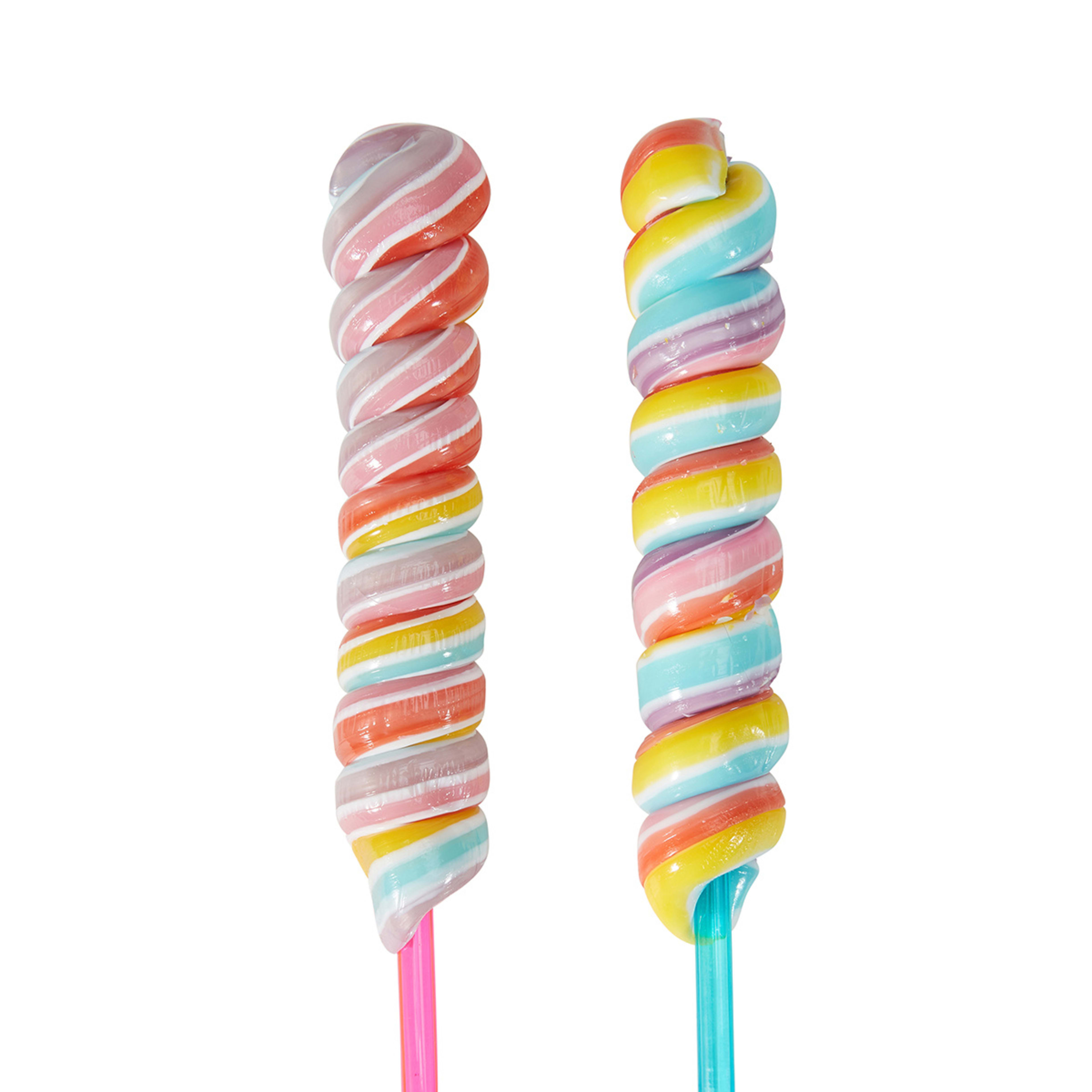 Twirl Straw Lollipop 57g - Assorted - Kmart