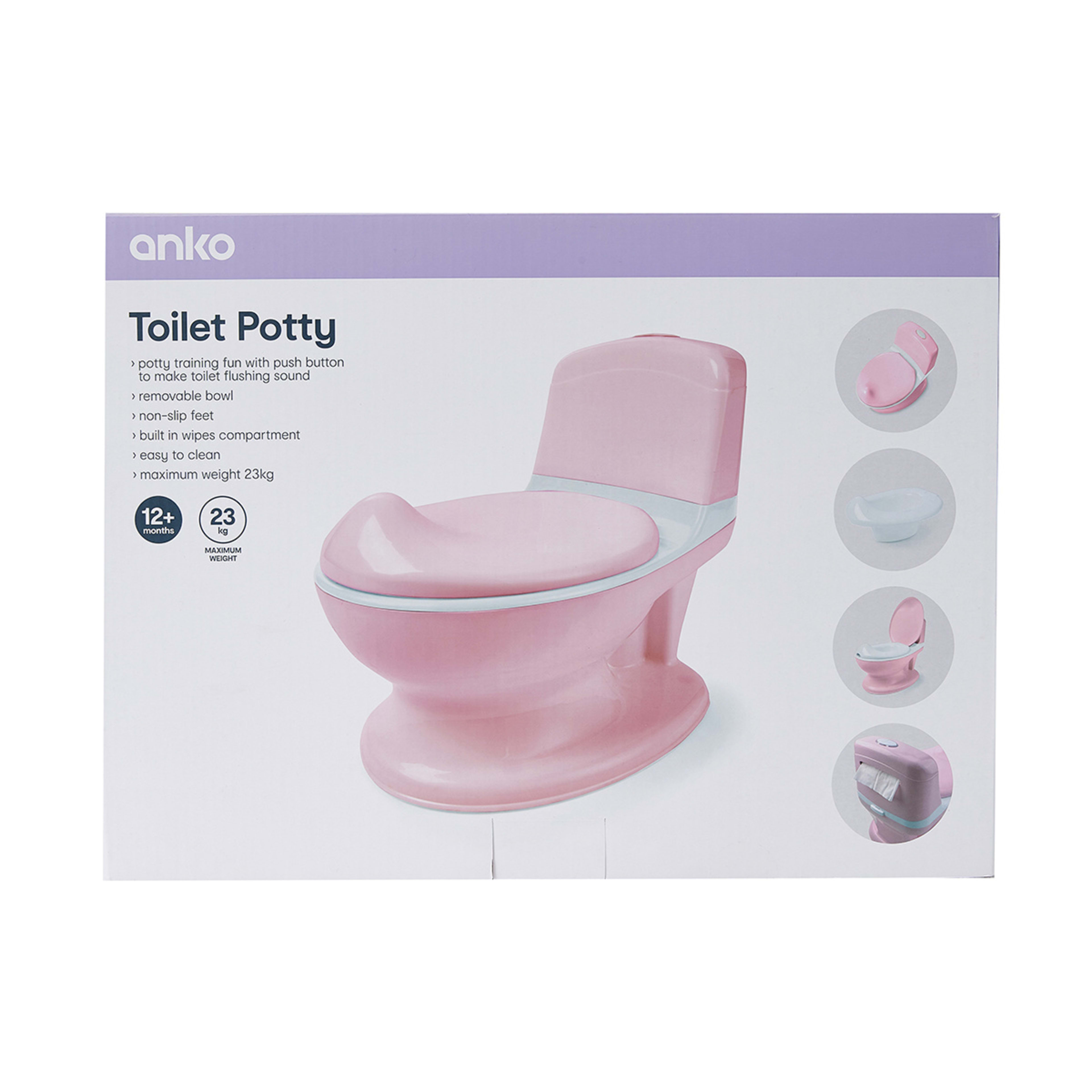 Toilet Potty - Pink - Kmart