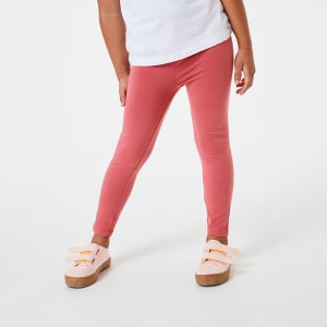 Kmart Active Kids Seamfree Leggings-Pink Size: 10