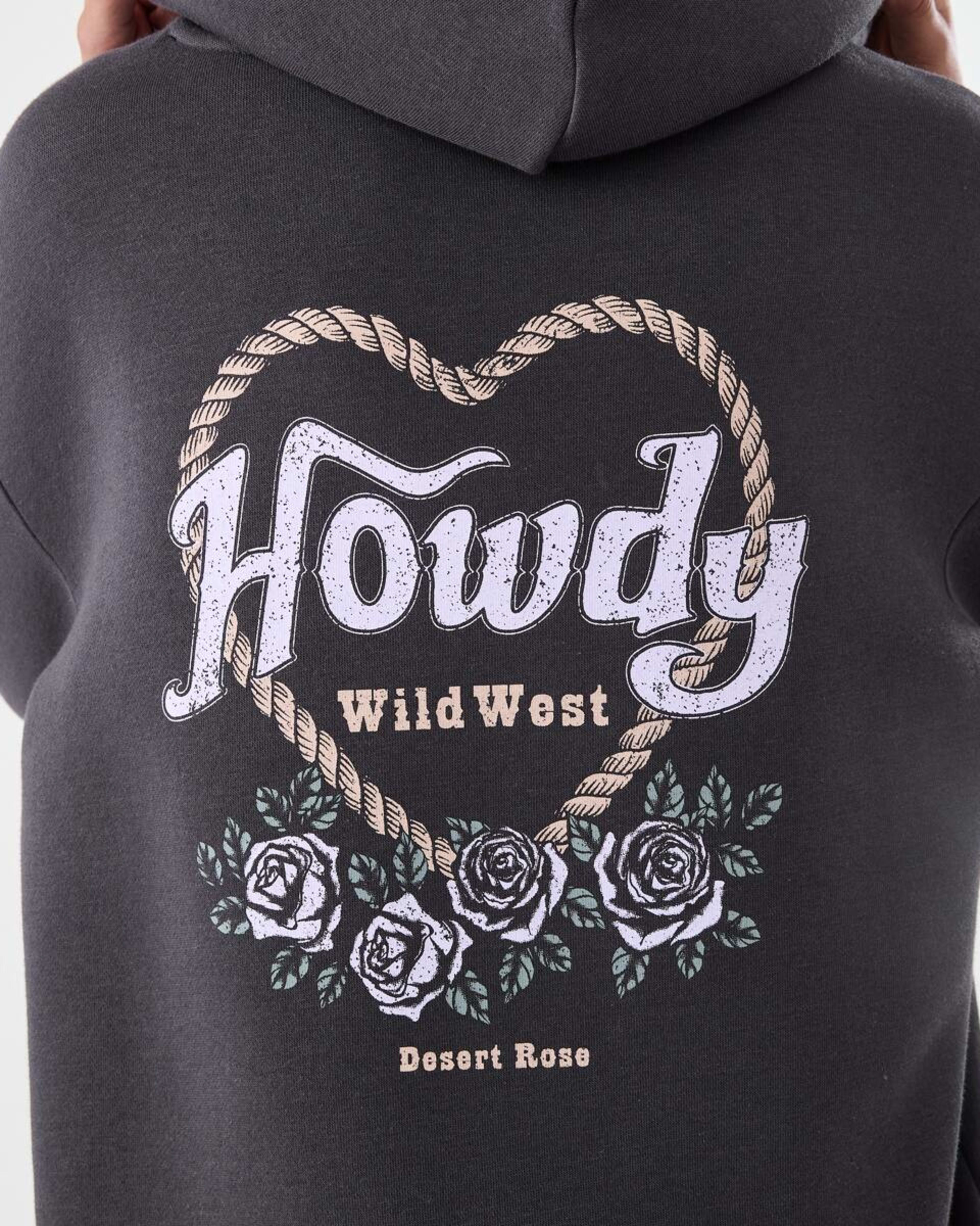 4 Oversized Hoodie Grey Howdy, 4 of 6
