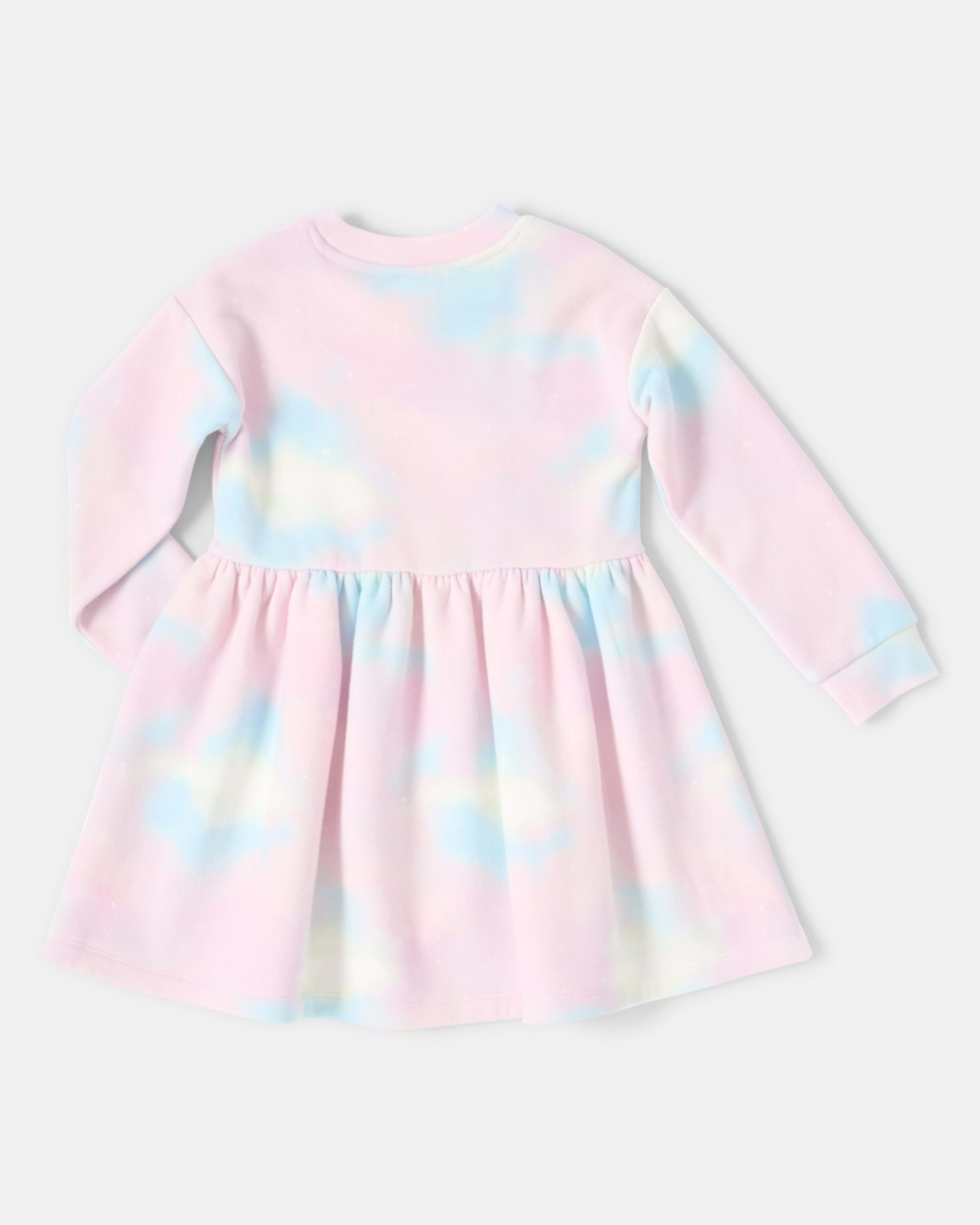 9 Printed Fleece Dress Galaxy, 9 of 9