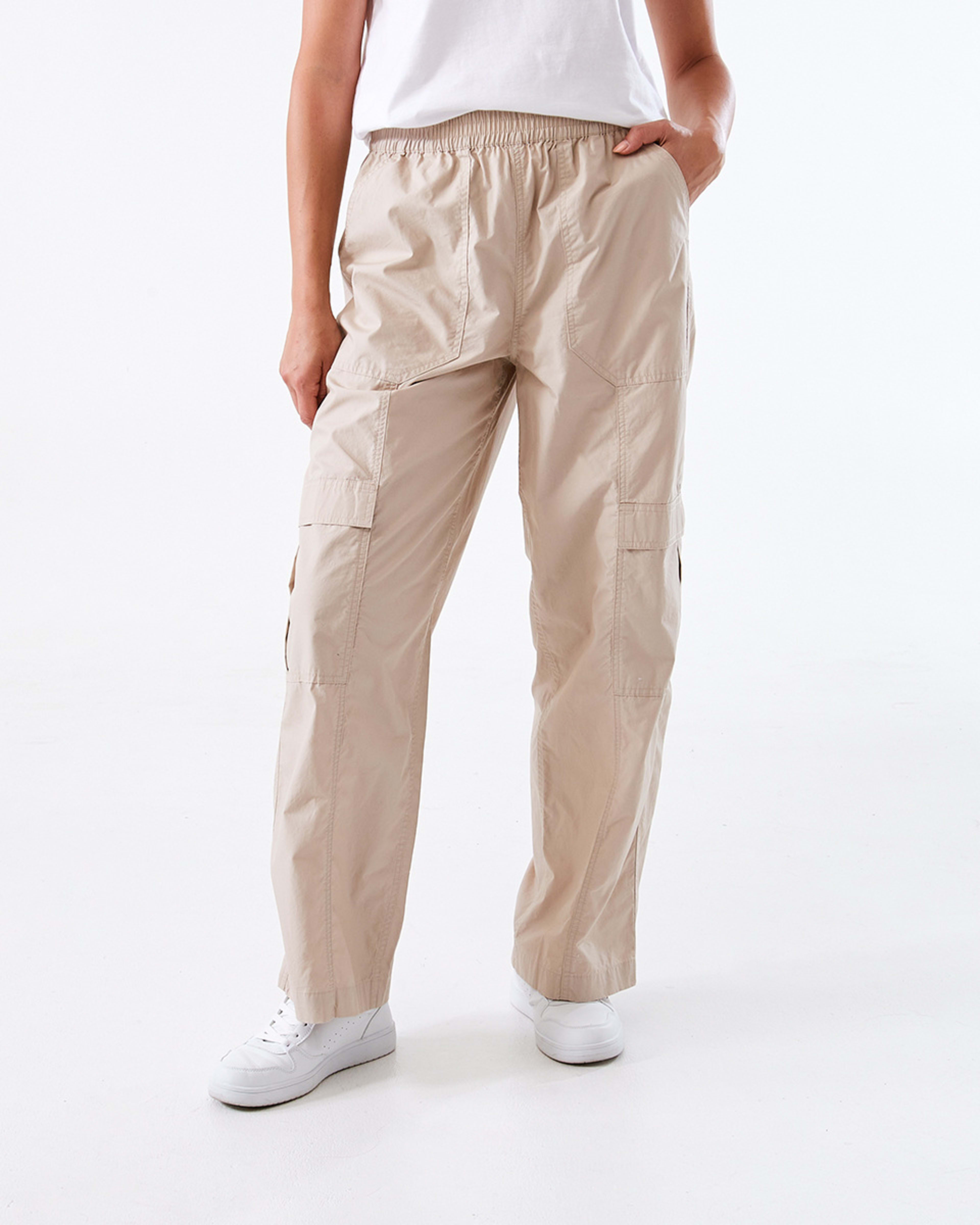 1 Pull On Cargo Pants Ash Beige, 1 of 6