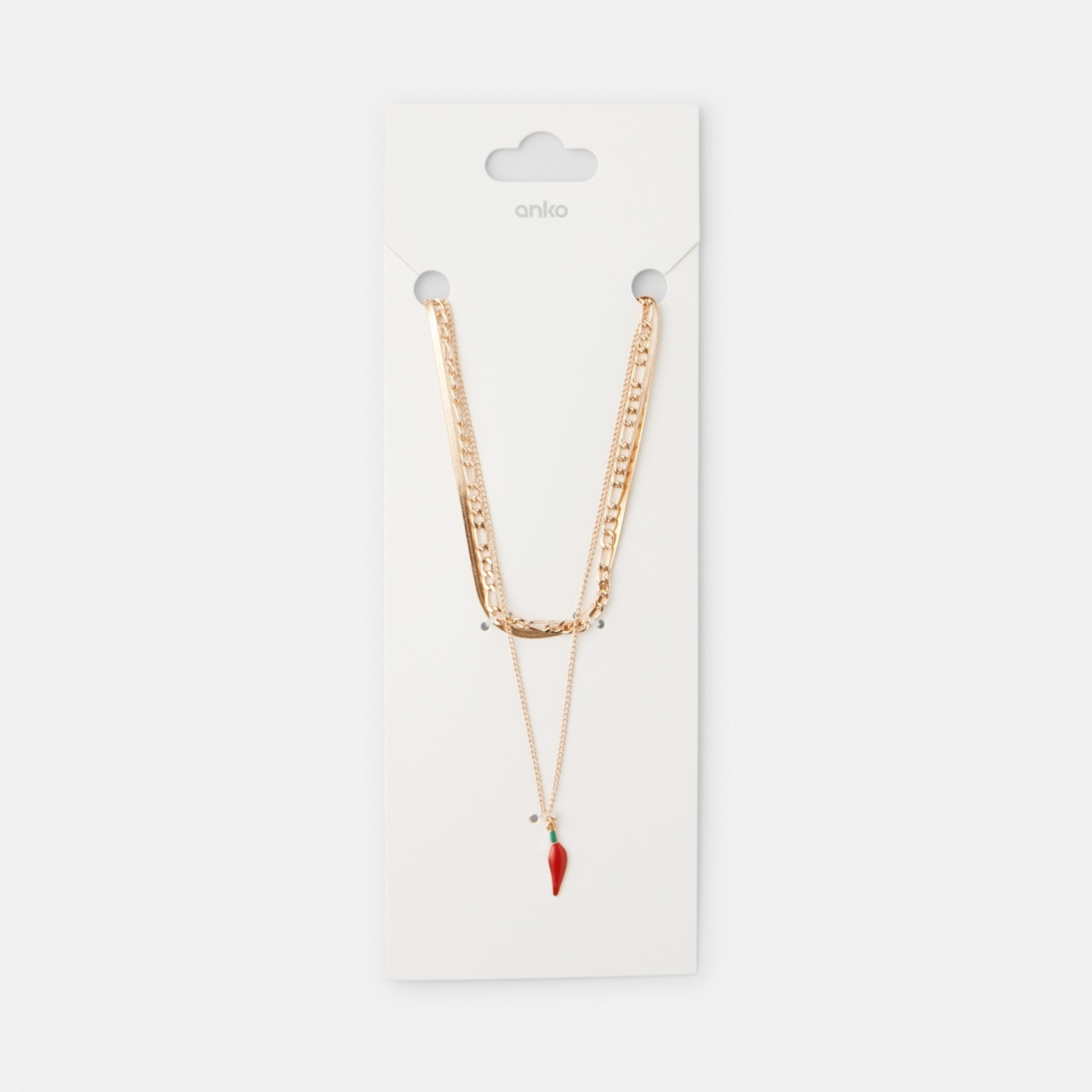 4 3 Pack Chilli Layered Necklace - Gold Tone, 4 of 4
