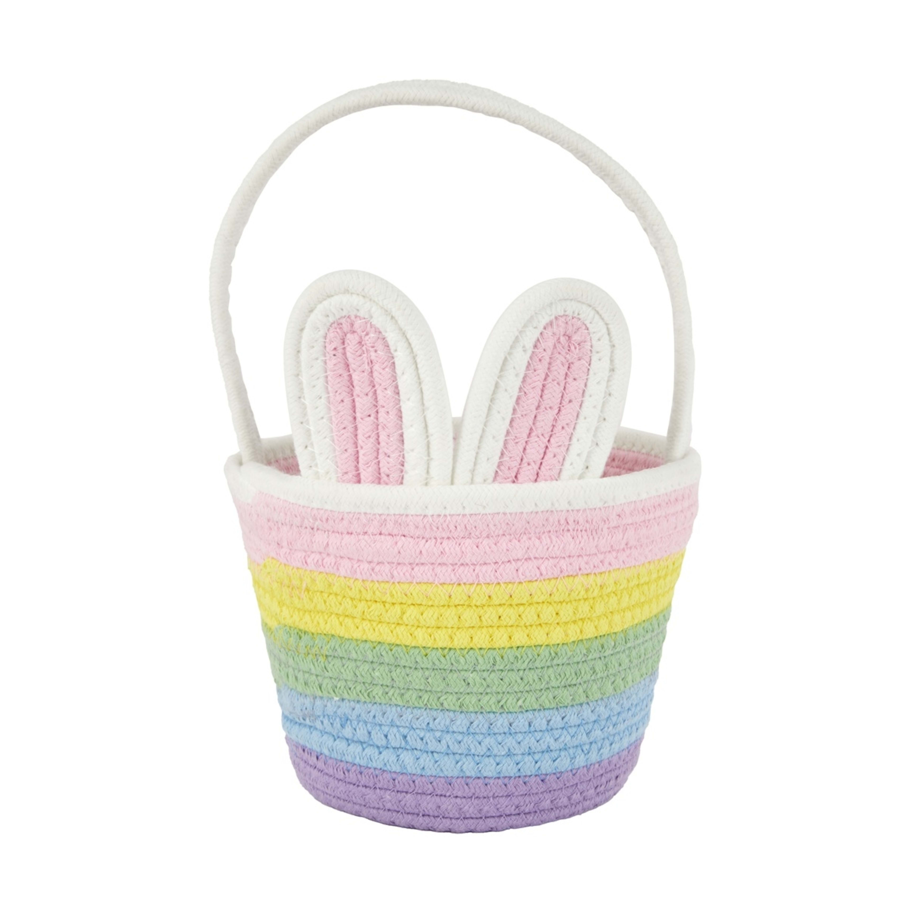 1 Rainbow Rope Bunny Basket, 1 of 5