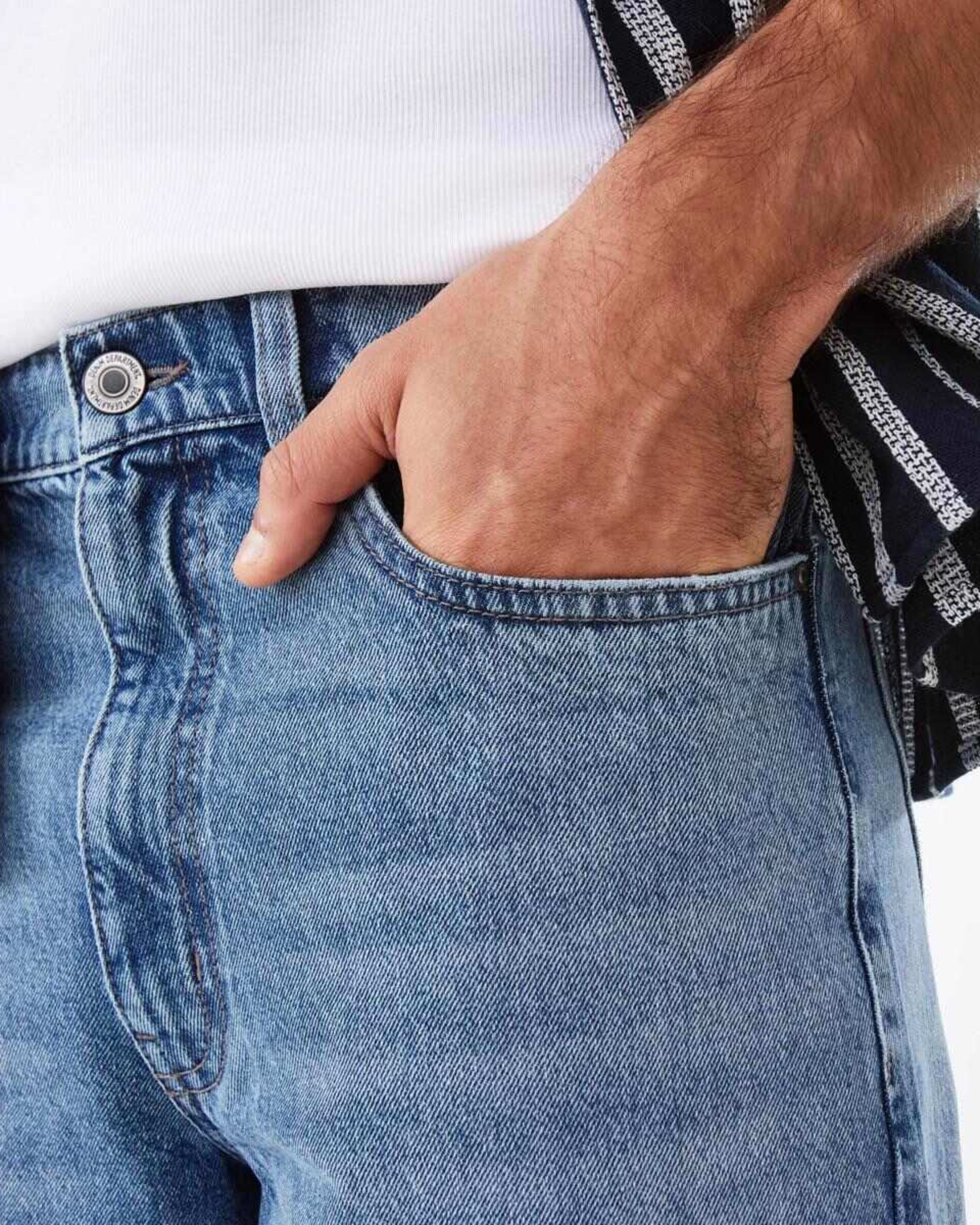 6 Relaxed Jeans MID WASH, 6 of 7