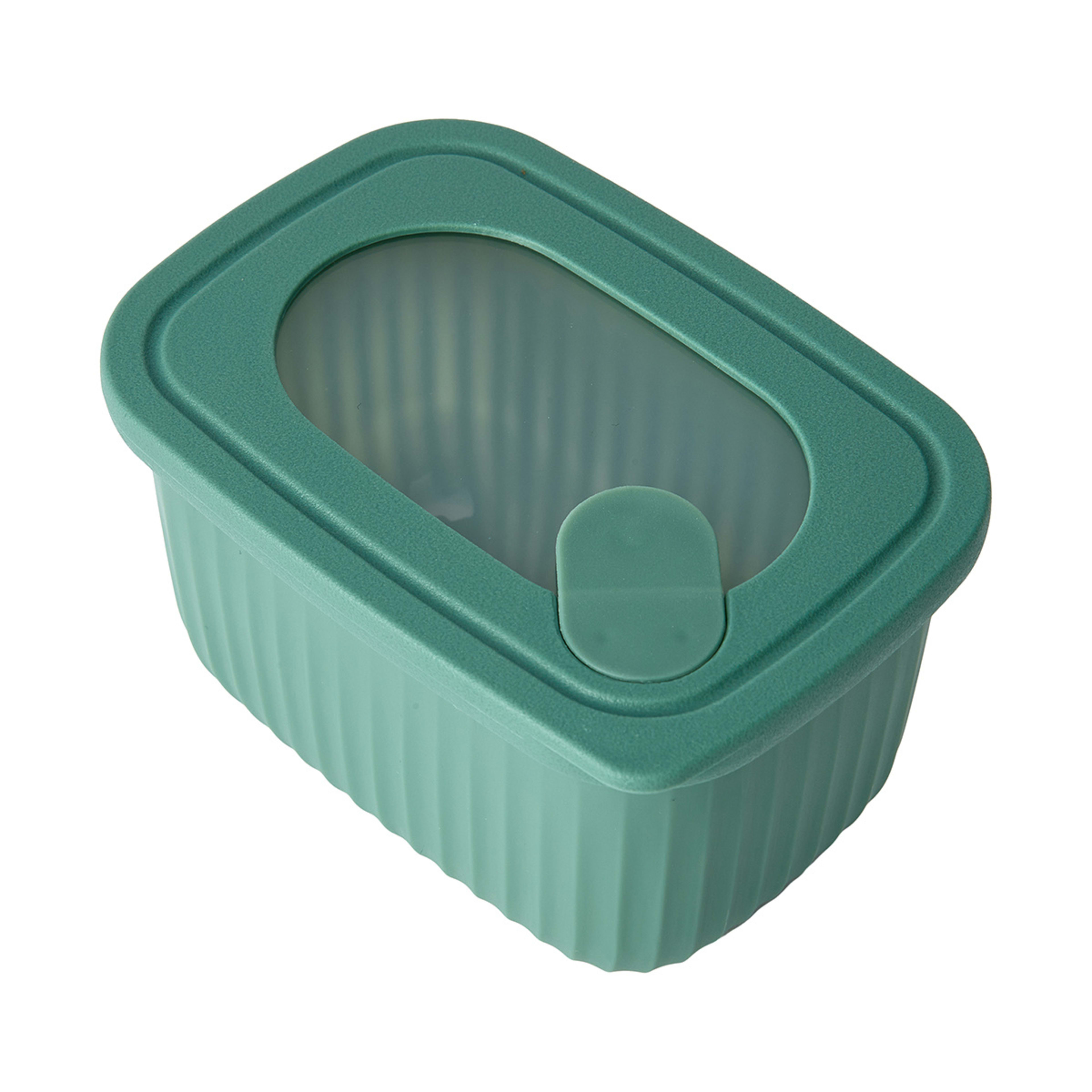 9 4 Piece Rectangle Nested Food Storage Set - Green, 9 of 10