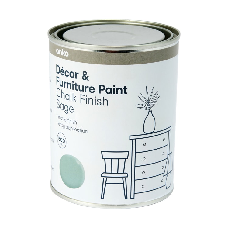 Decor and Furniture Paint Chalk Finish Sage Kmart