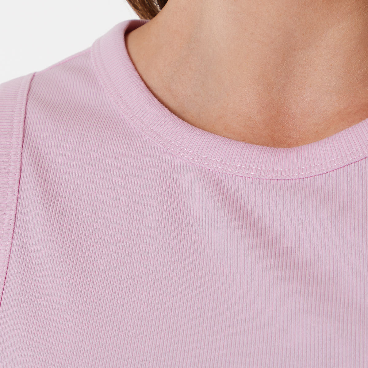 Sleeveless RIbbed Crop Tank Kmart