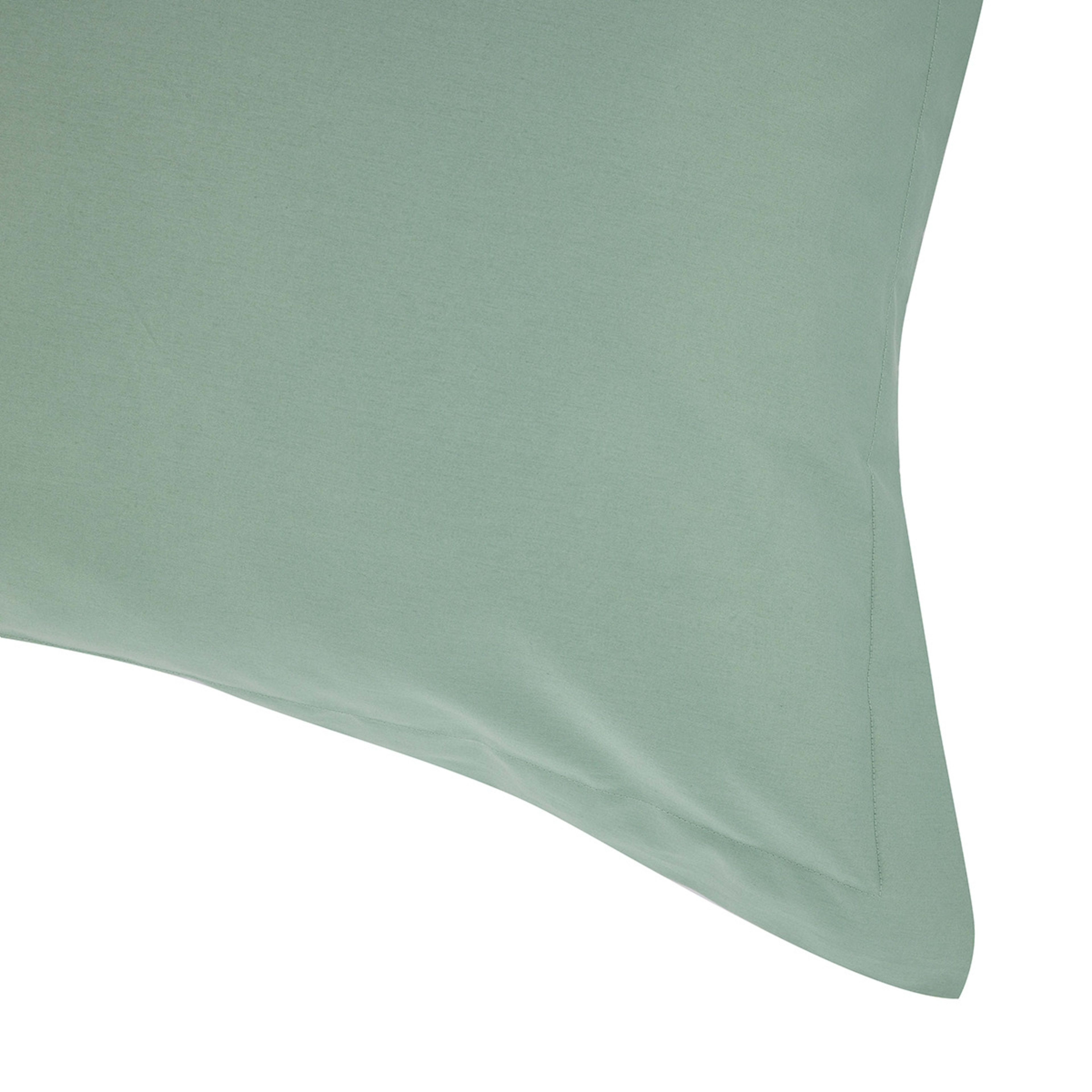 500 Thread Count Australian Grown Cotton European Pillowcase Sage Kmart