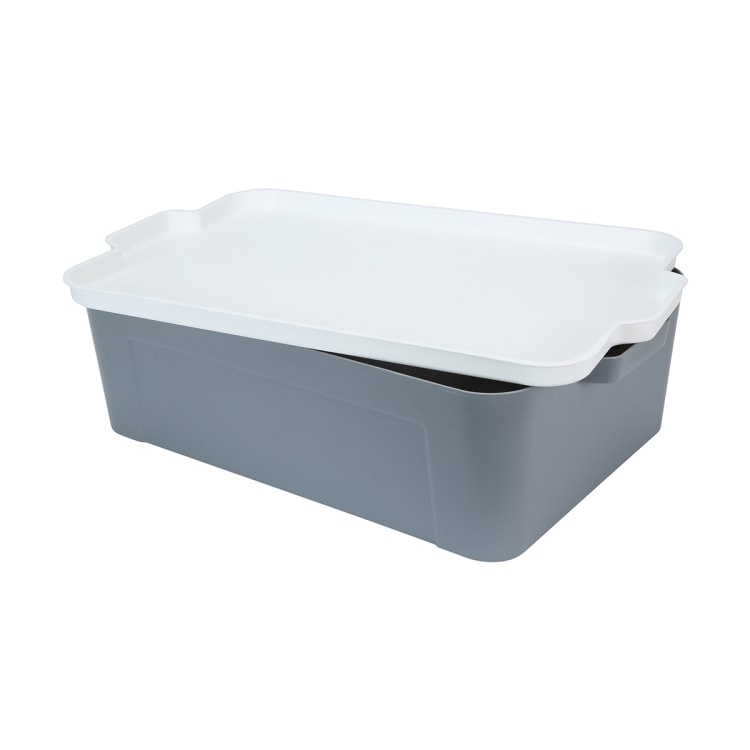 Stackable Container with Lid Medium Kmart