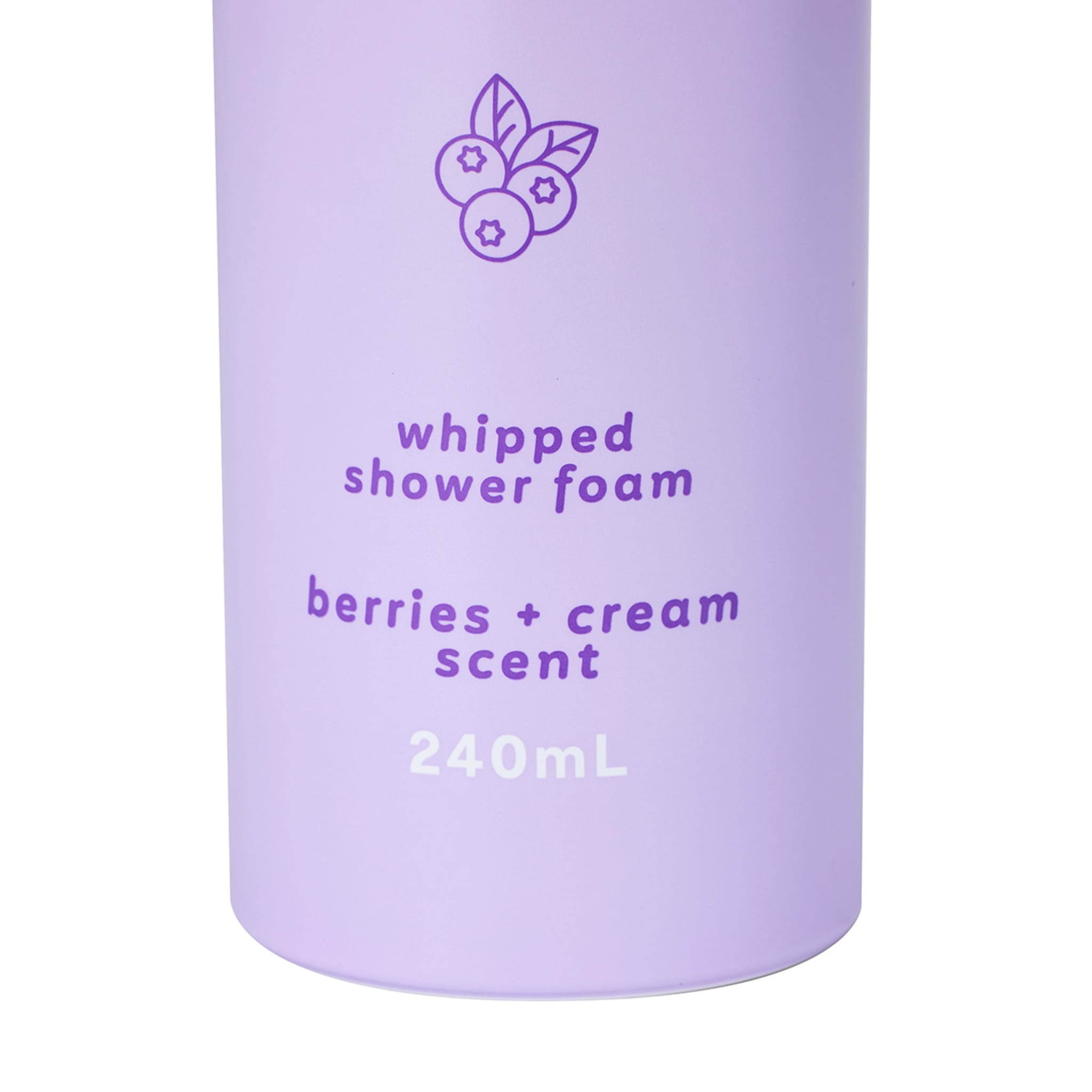 Whip It Up Whipped Shower Foam 240ml Berries and Cream Scent Kmart
