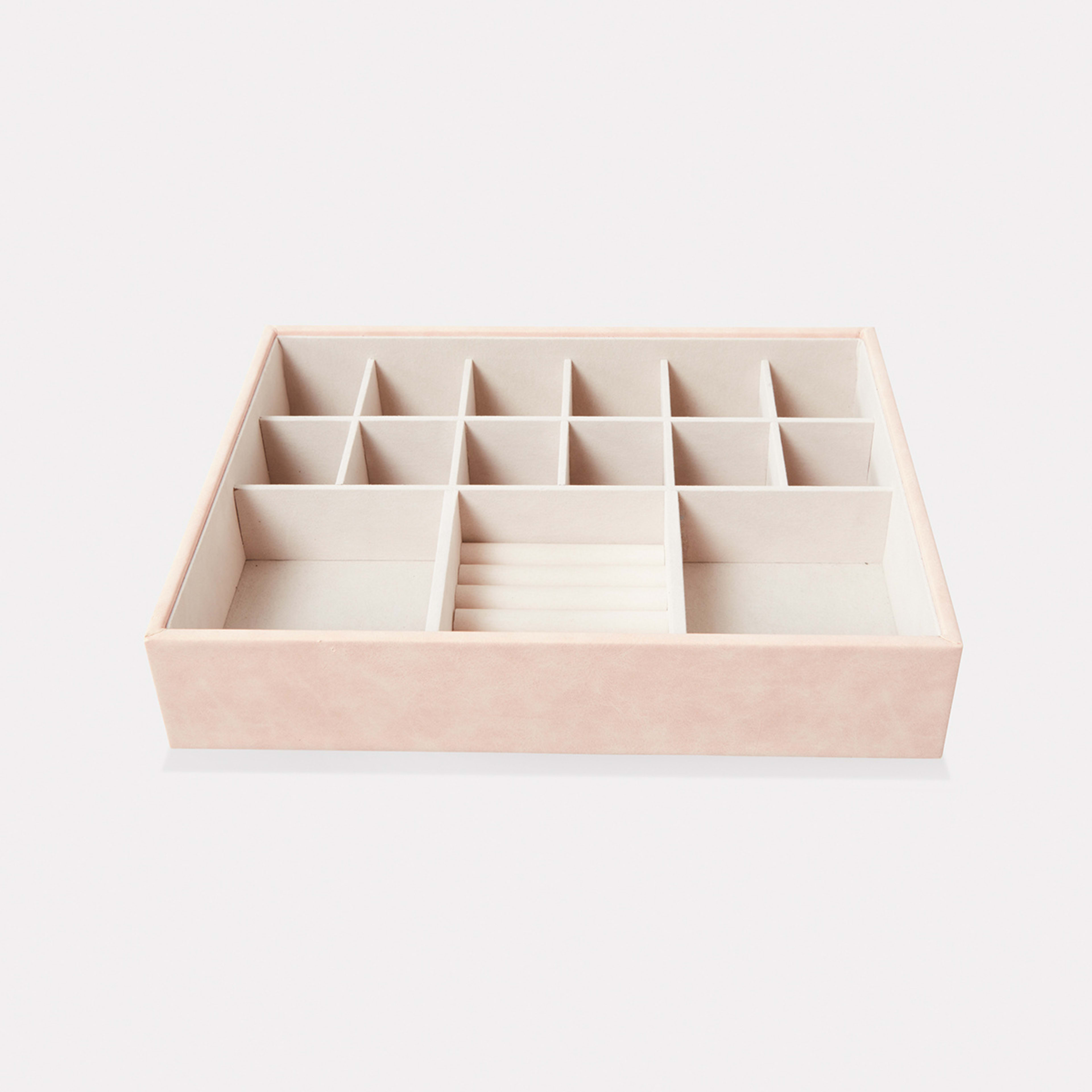 Large 15 Section Jewellery Tray Pink Kmart