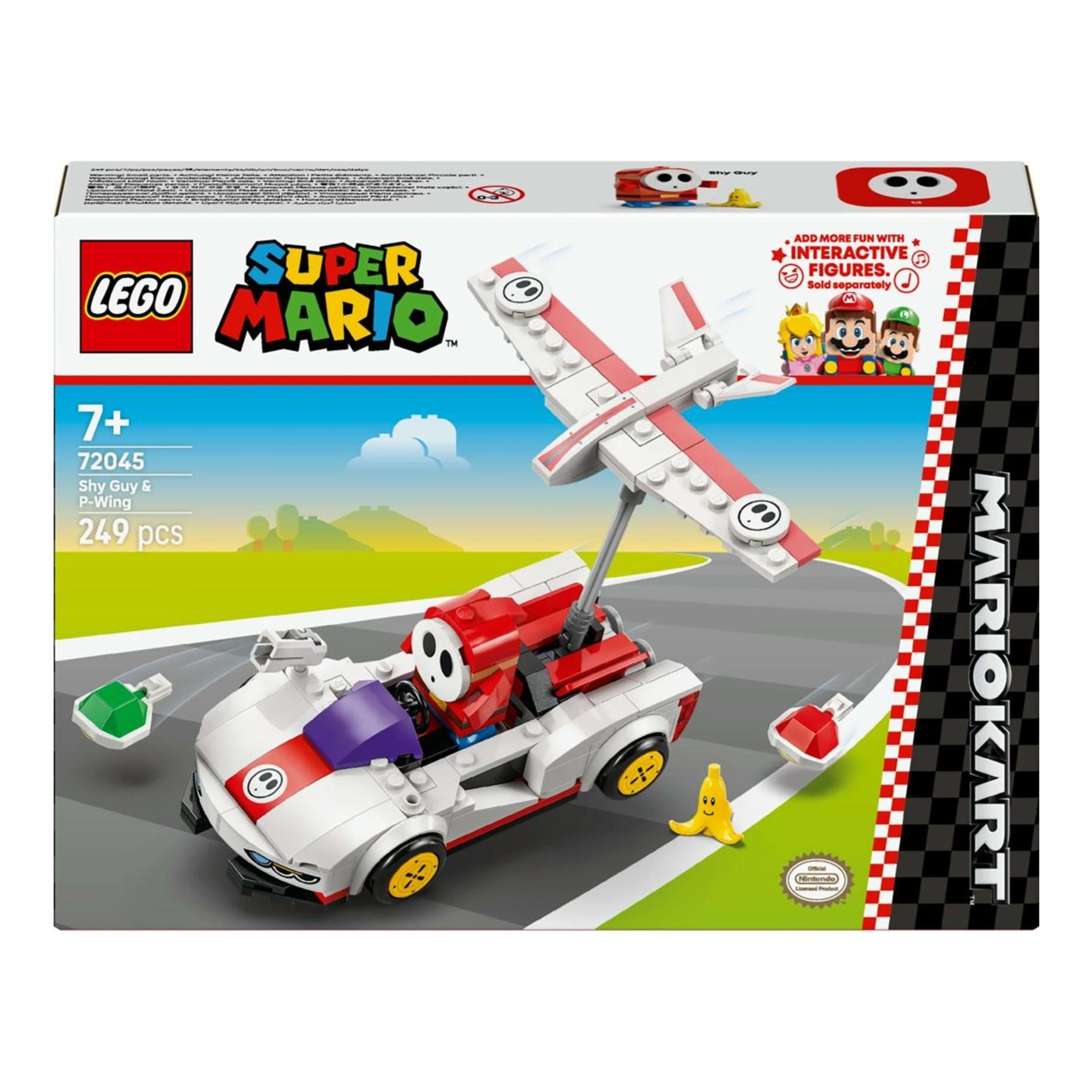 1 LEGO Super Mario: Mario Kart - Shy Guy & P-Wing 72045