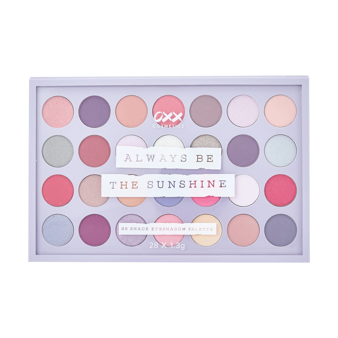 OXX Cosmetics 28 Shades Eyeshadow Palette Purple Kmart