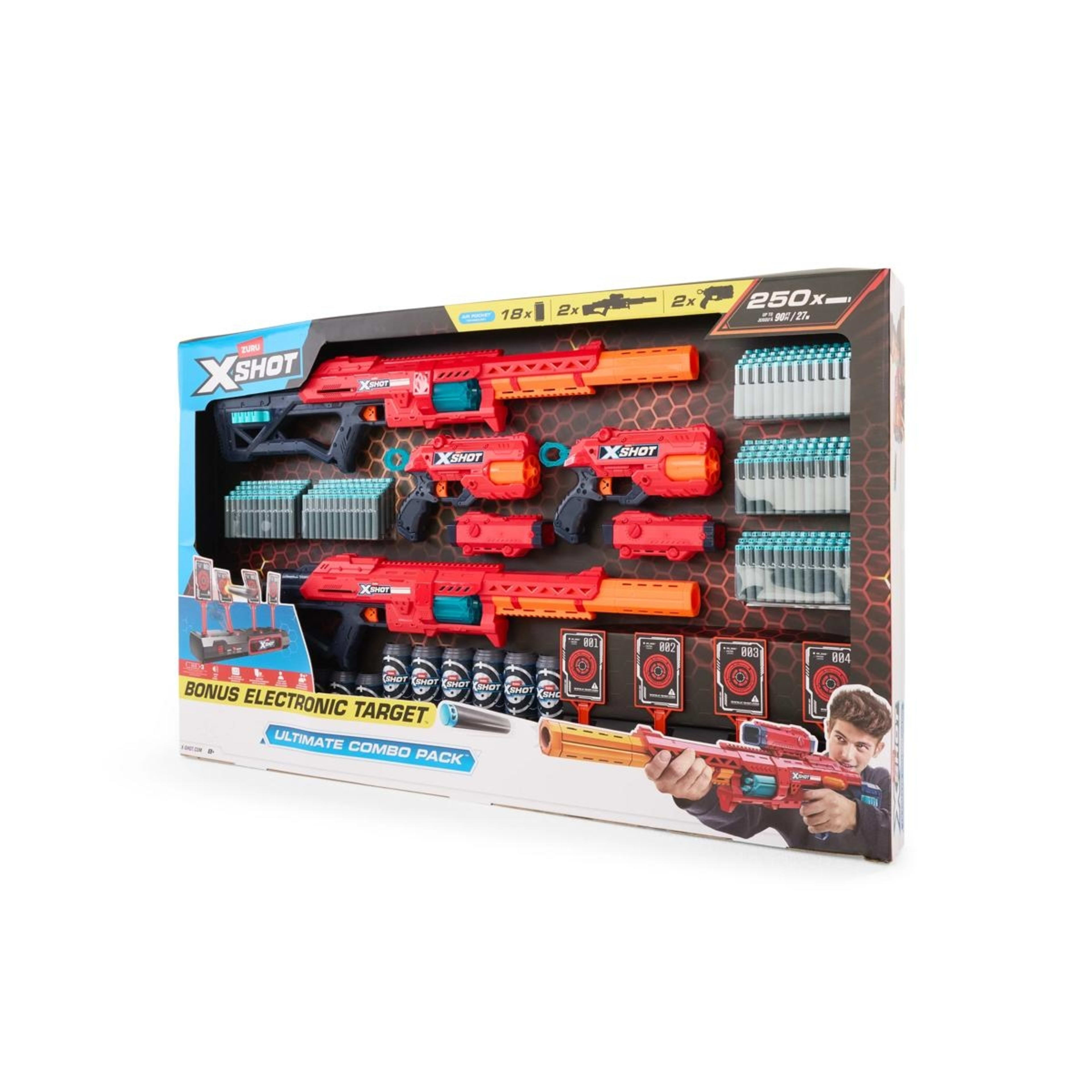 3 Zuru X-Shot Excel Ultimate Combo Pack with Bonus Electronic Target, 3 of 7