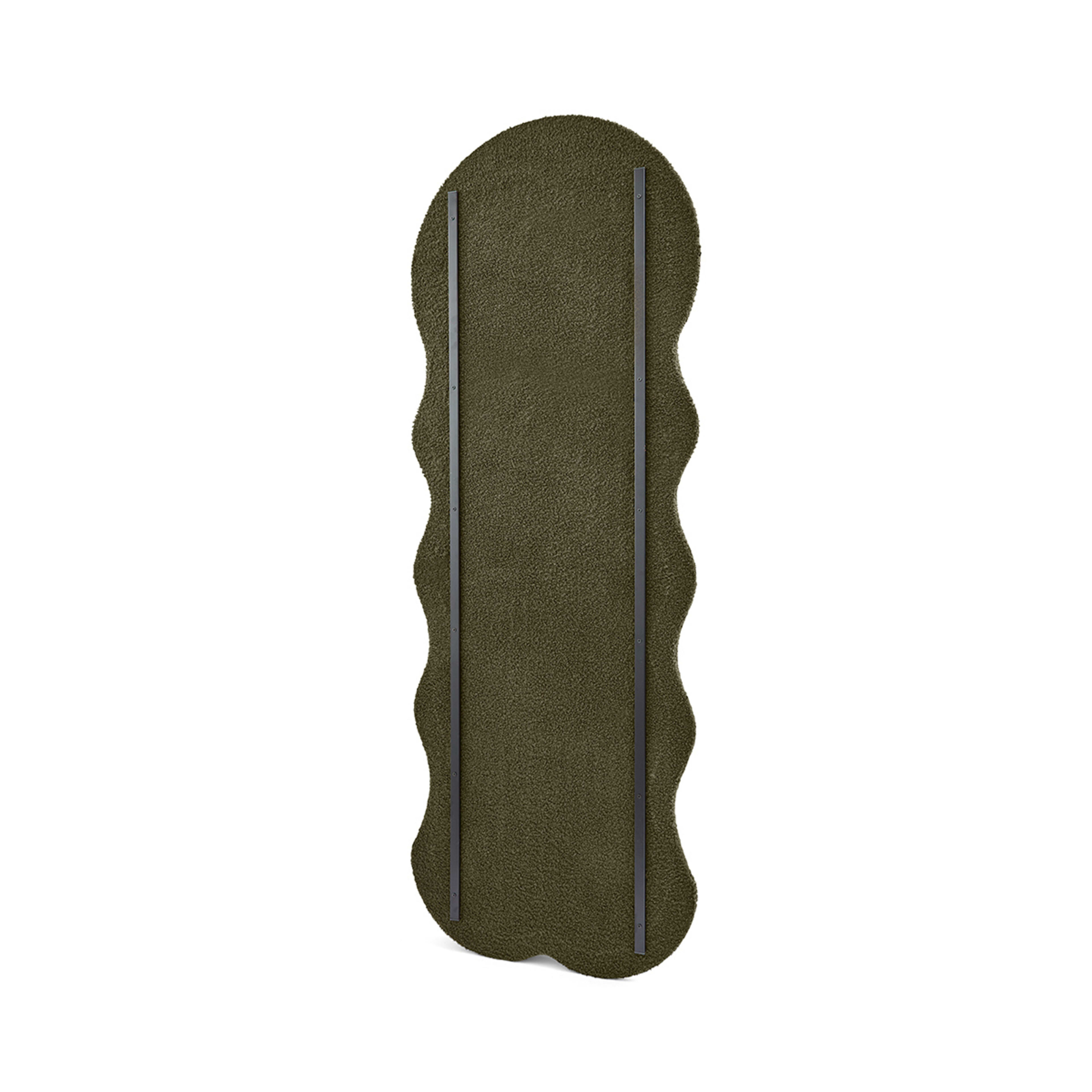 5 Wavy Boucle Floor Mirror, 5 of 6