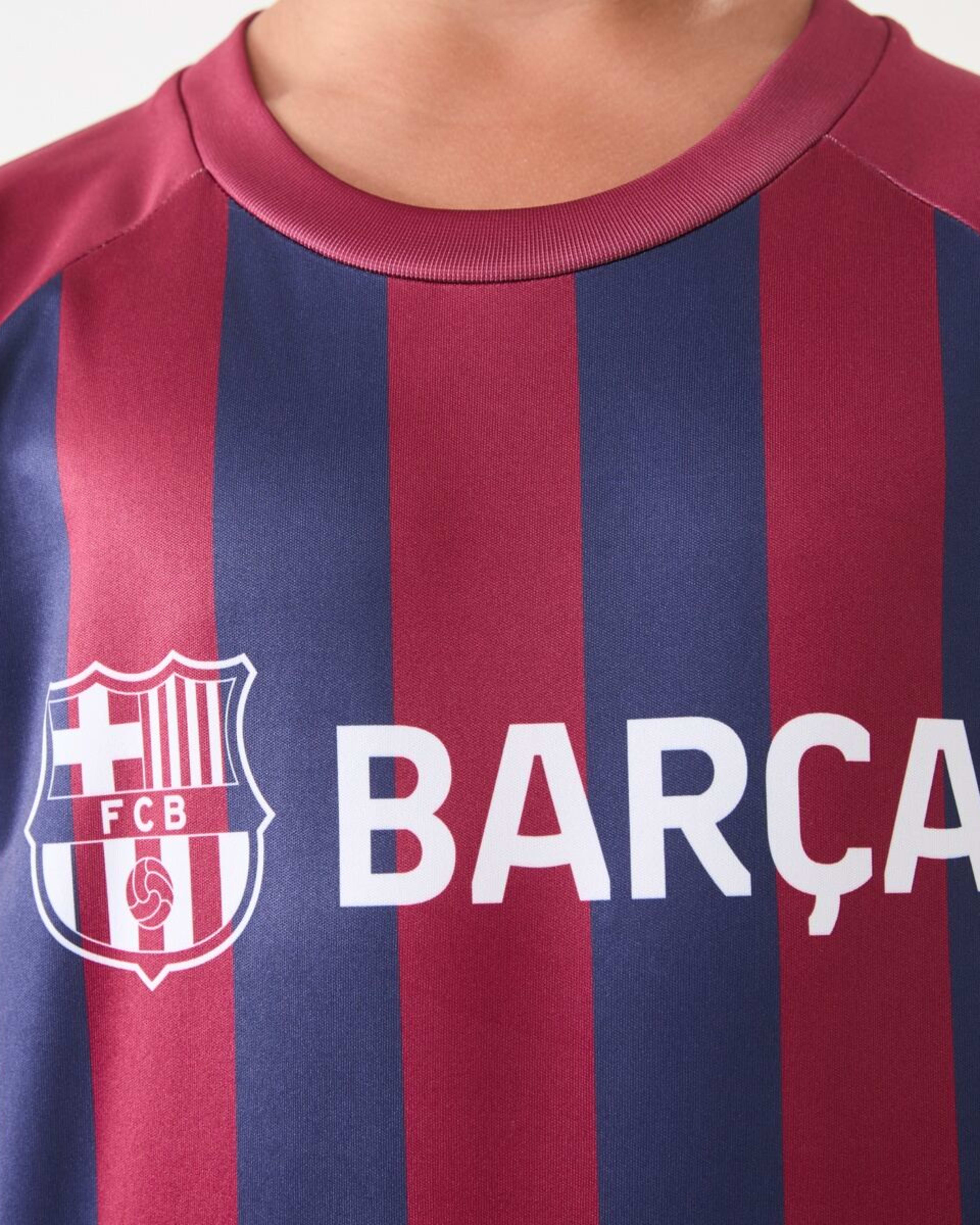 4 Official Youth Barcelona T-shirt Navy, 4 of 7
