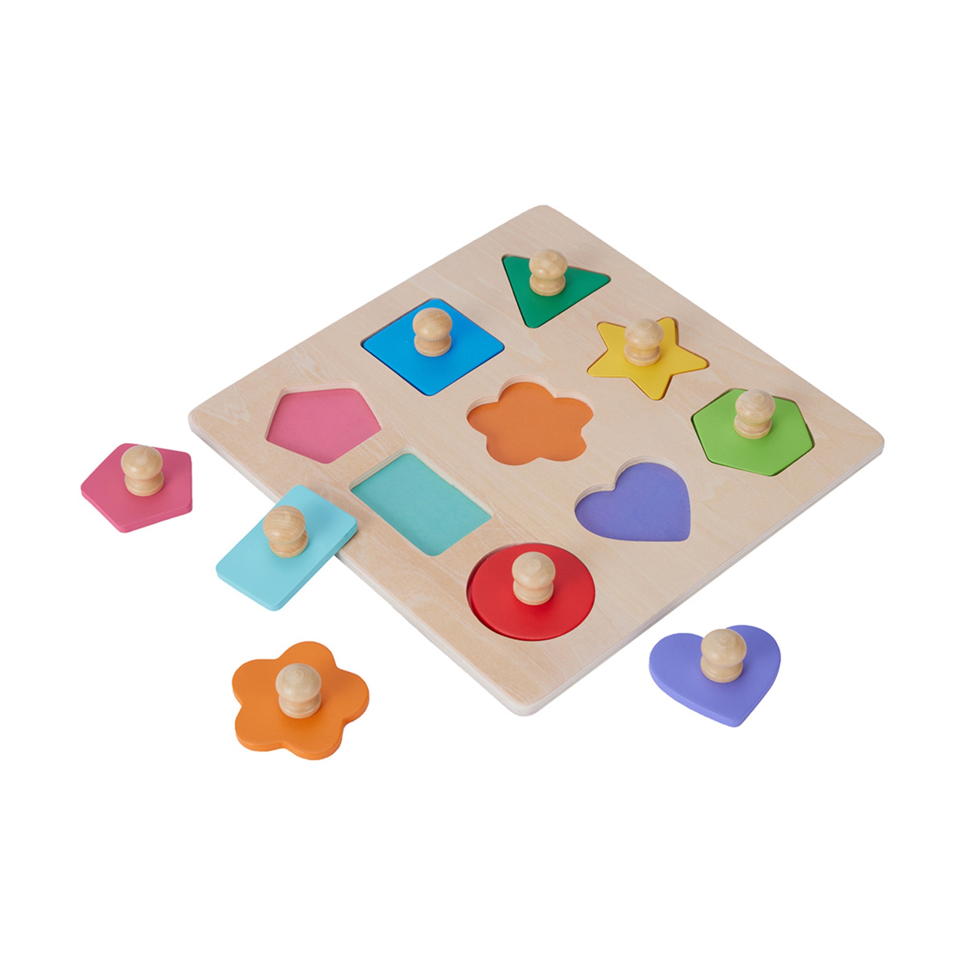 Wooden Shape Puzzle Kmart