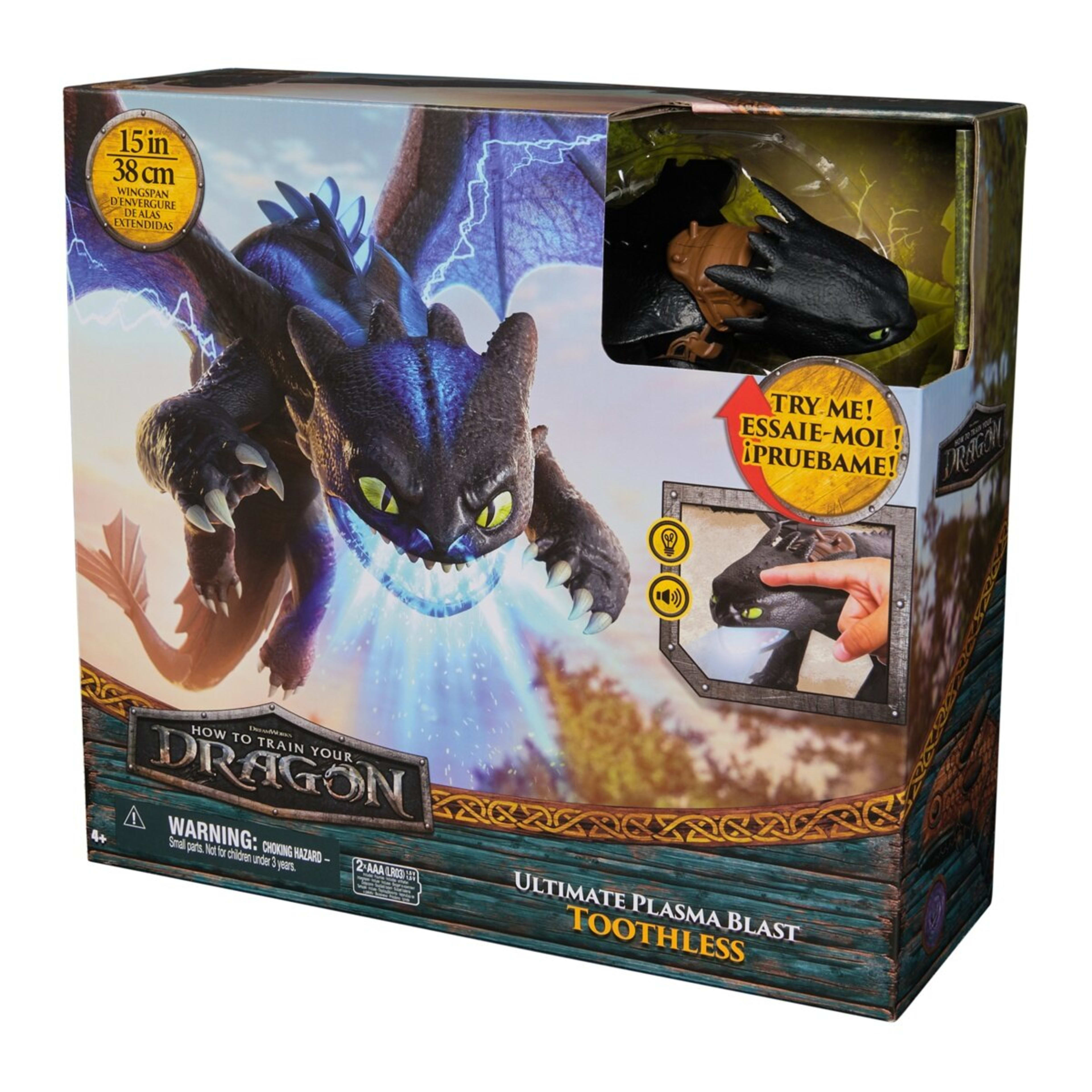 9 38cm How To Train Your Dragon Ultimate Plasma Blast Toothless Action Figure, 9 of 9