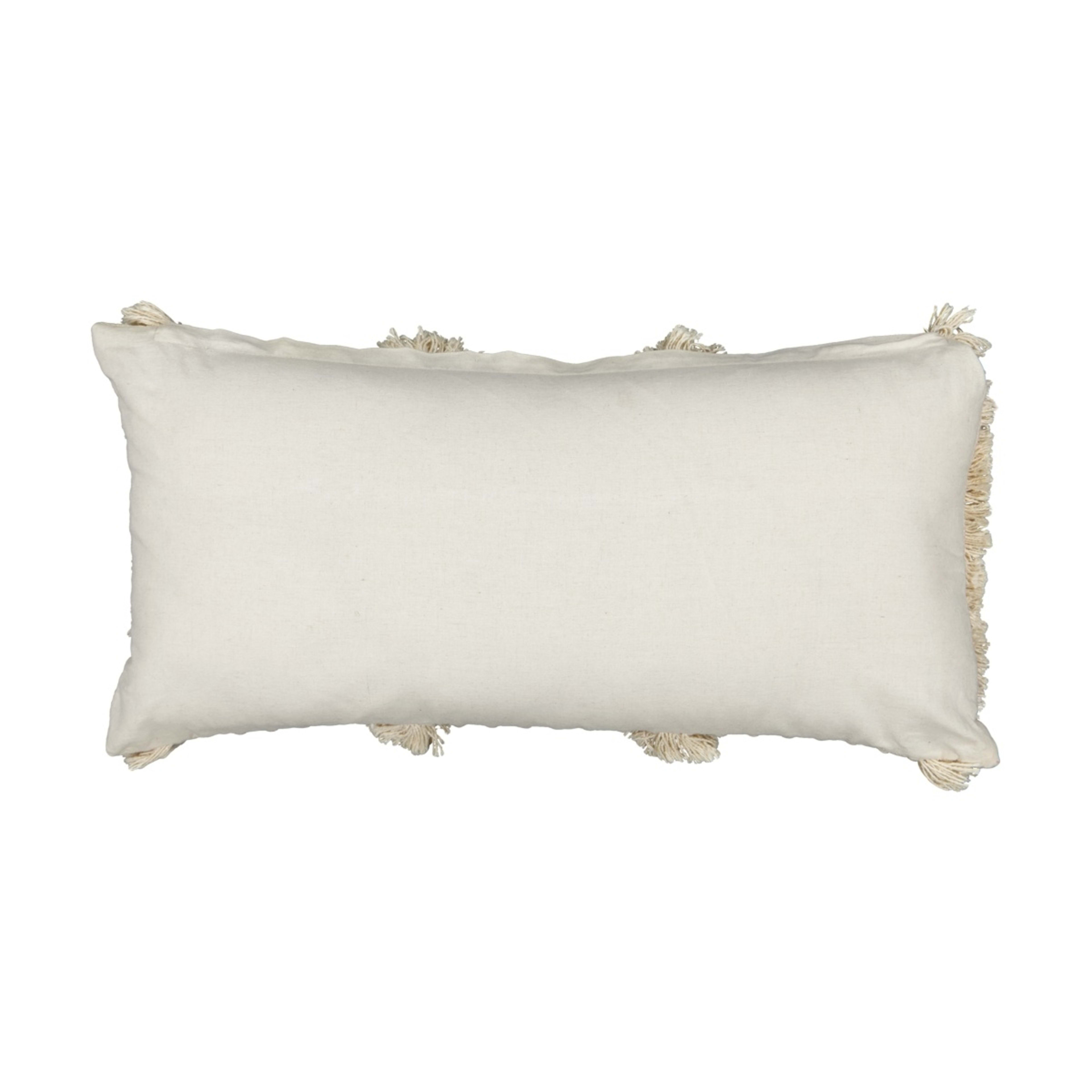 3 Tufted Lumbar Cushion - Natural, 3 of 4