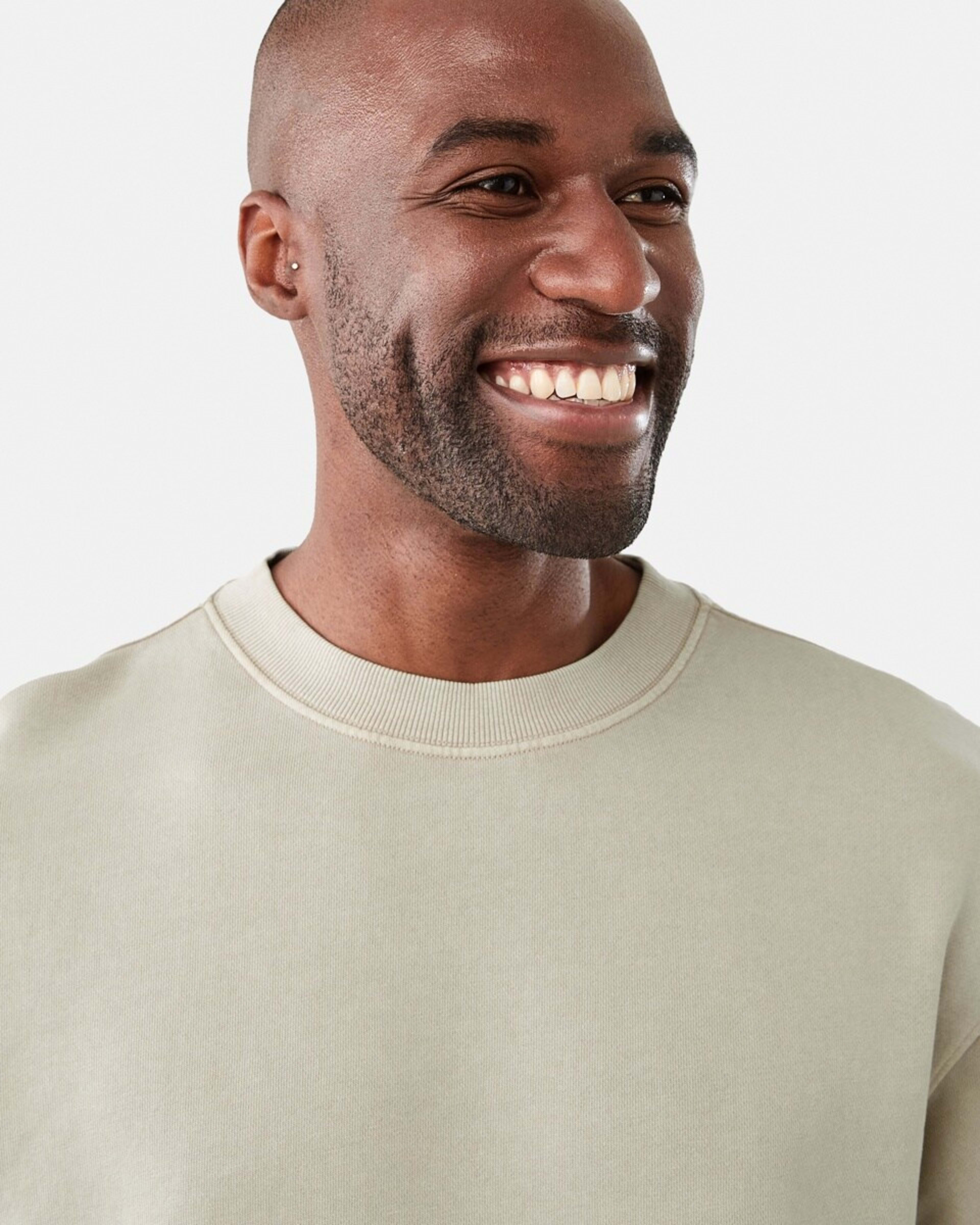 4 Terry Oversized T-shirt Bge String, 4 of 5