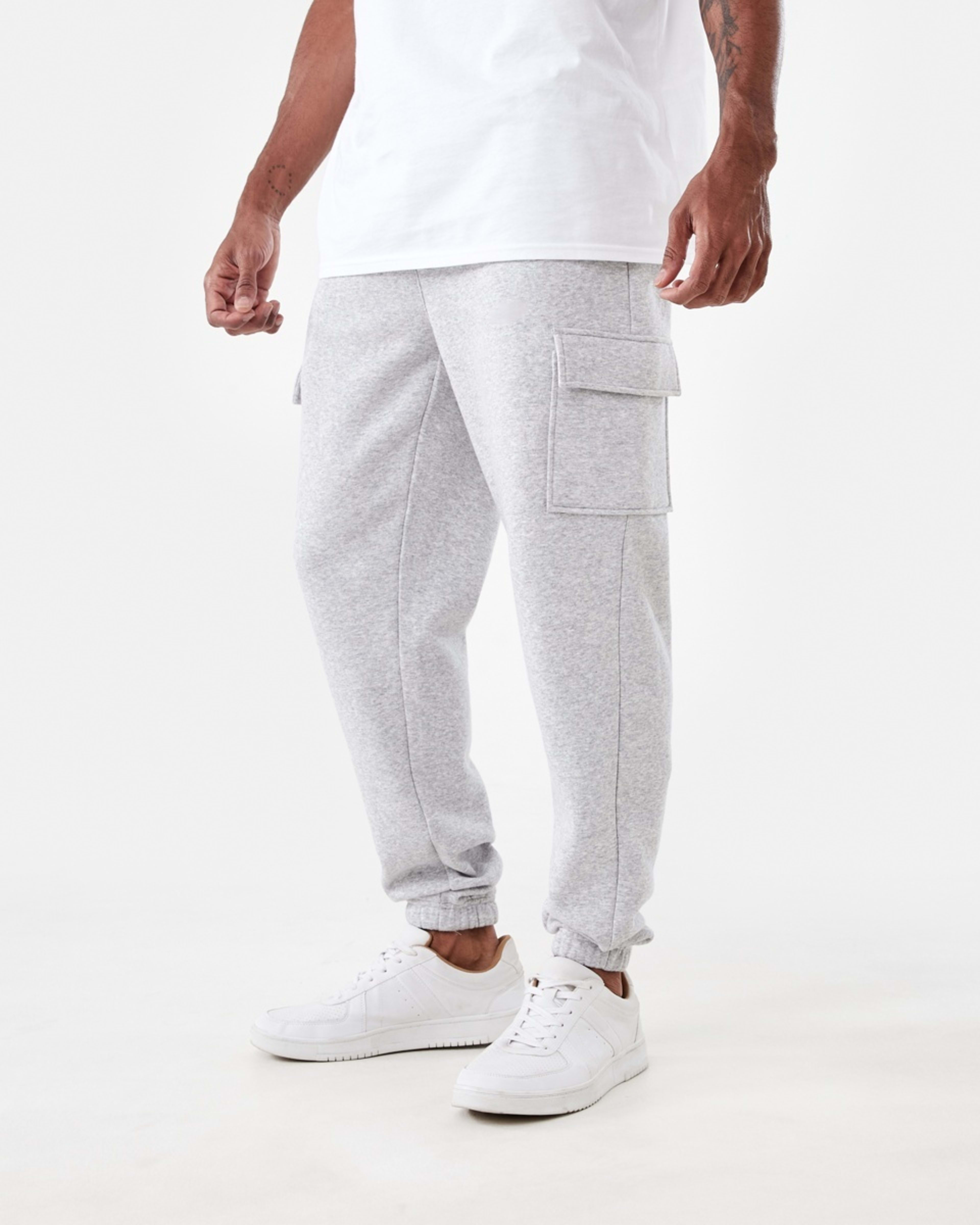 2 Cargo Trackpants Slvr Marle, 2 of 5