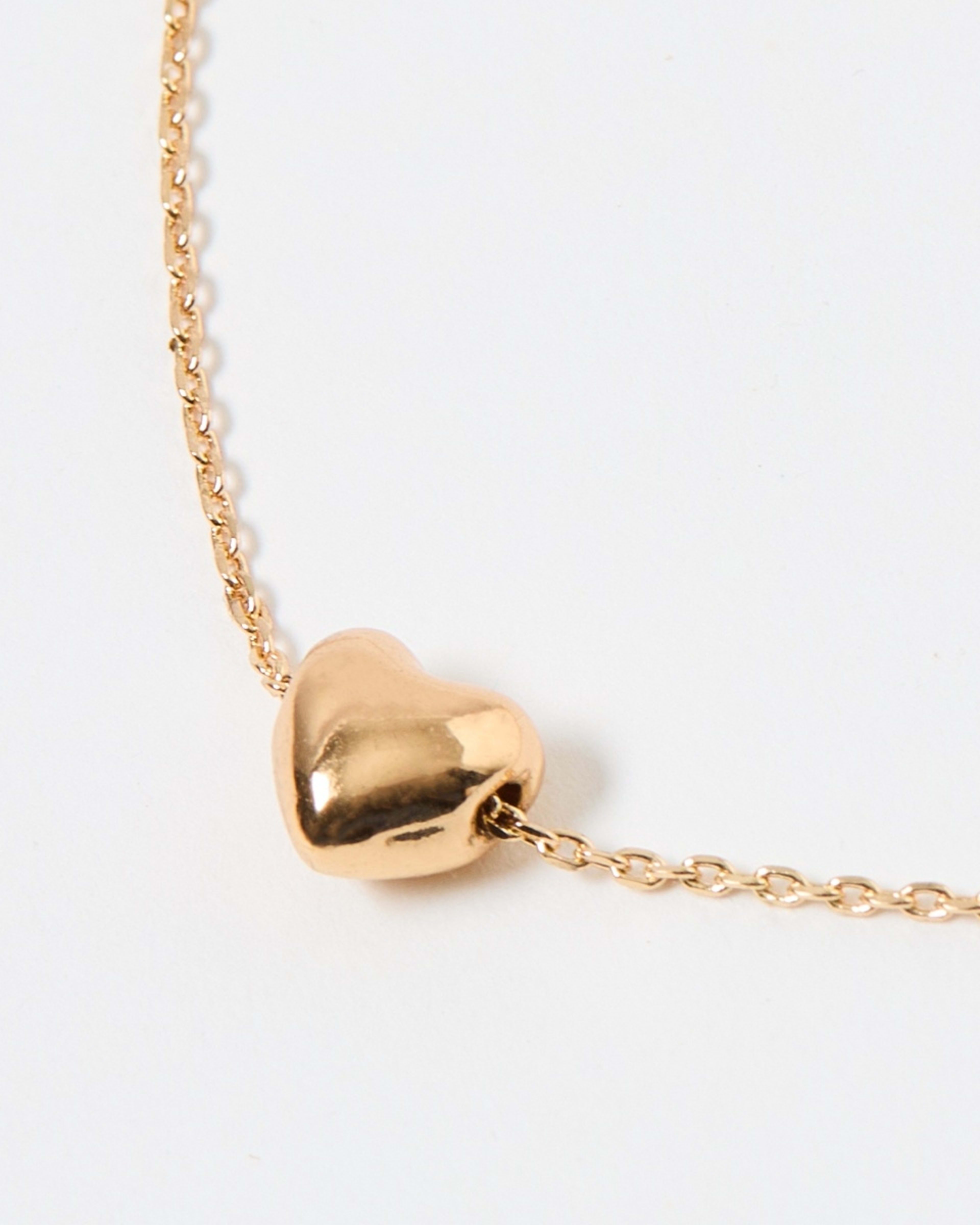 4 4 Pack Heart Charm Bracelets - Gold Tone Gold, 4 of 7