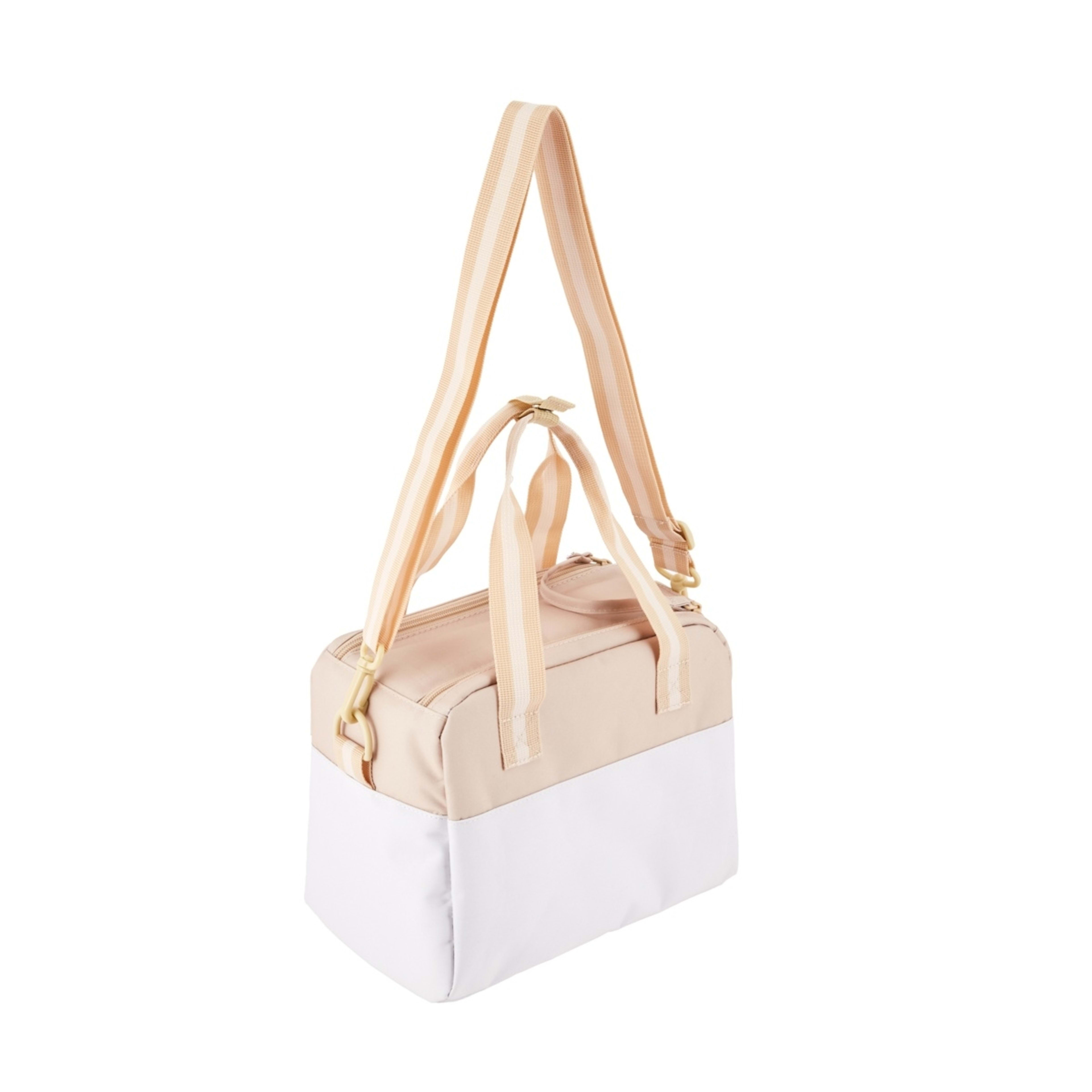 3 Neutral Structured Insulated Lunch Bag, 3 of 6