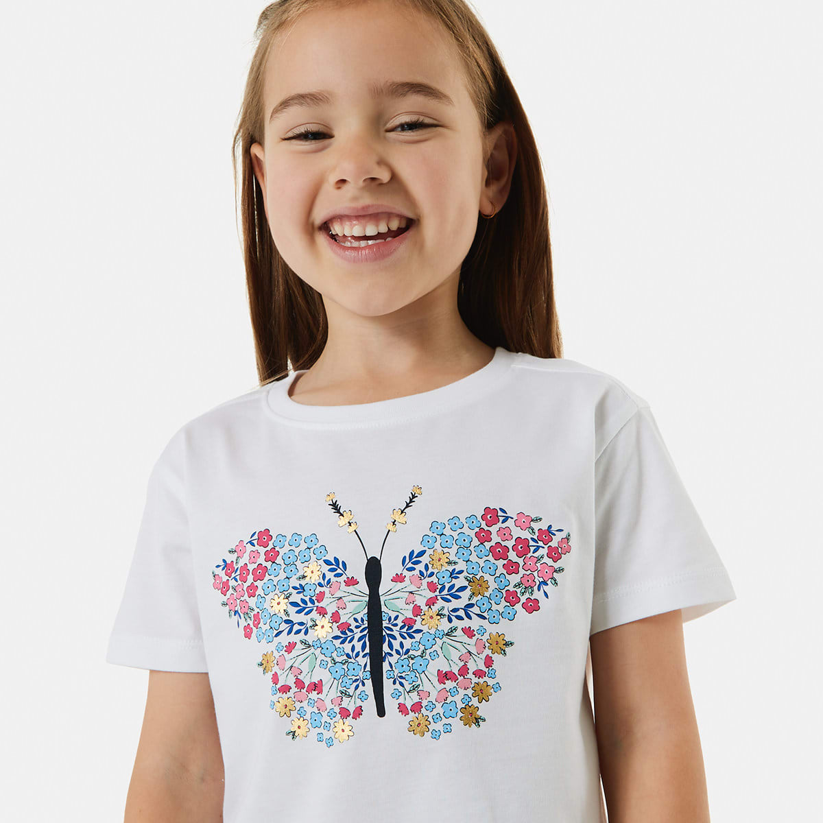 Short Sleeve Placement Print Tshirt Kmart