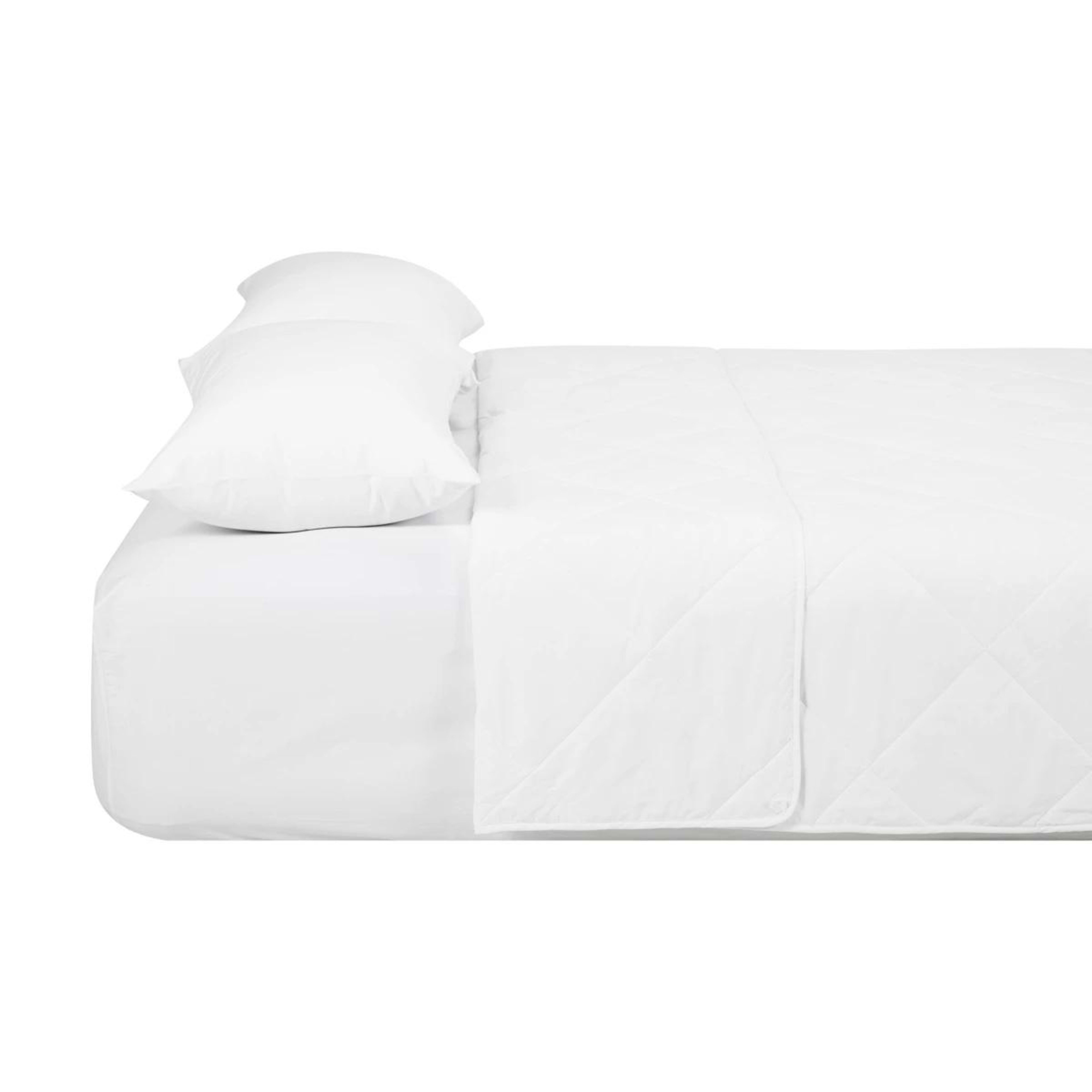 4 Low Warmth Summer Cotton Wool Quilt - King Bed, White, 4 of 4