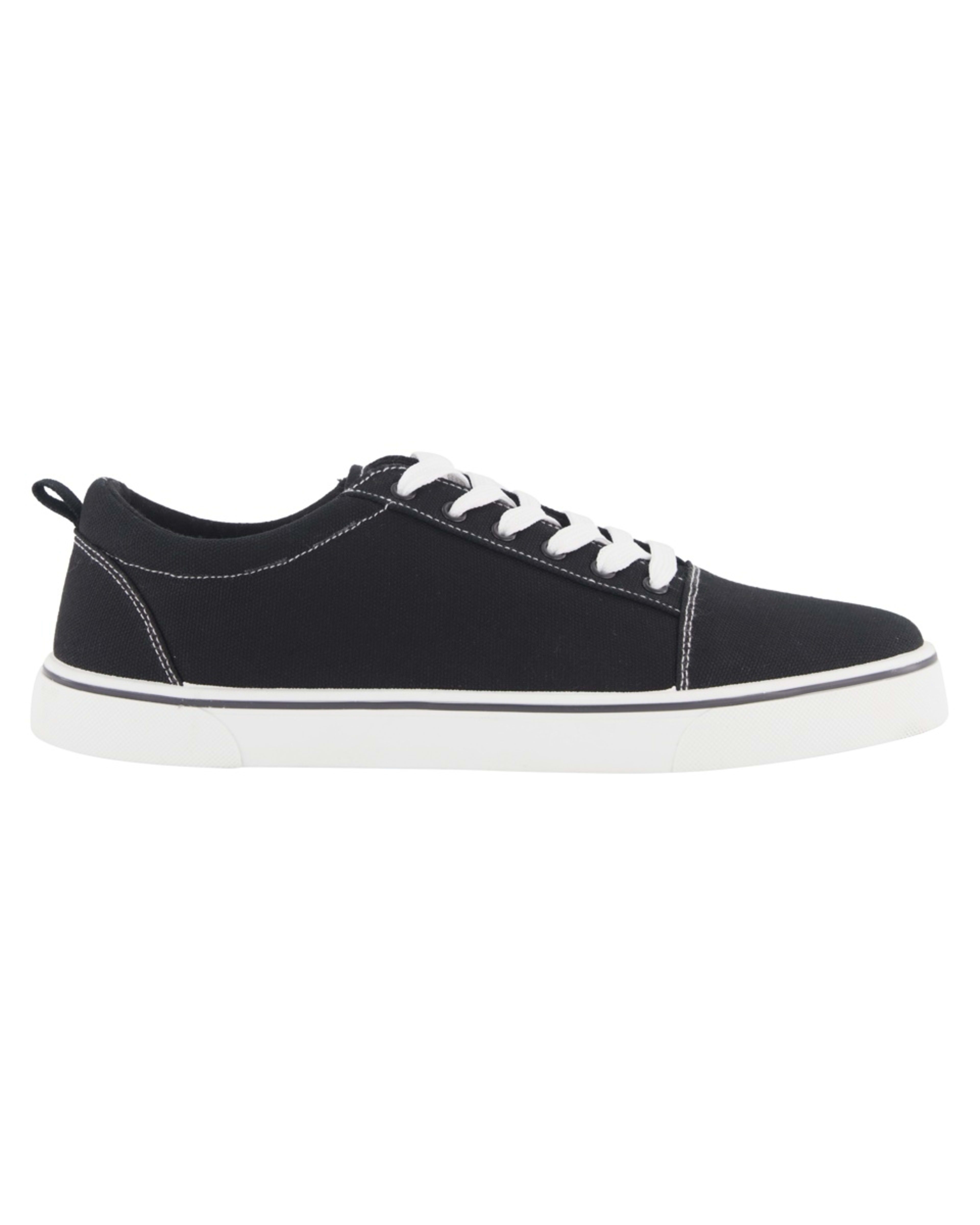 1 Casual Canvas Shoes Black, 1 of 5