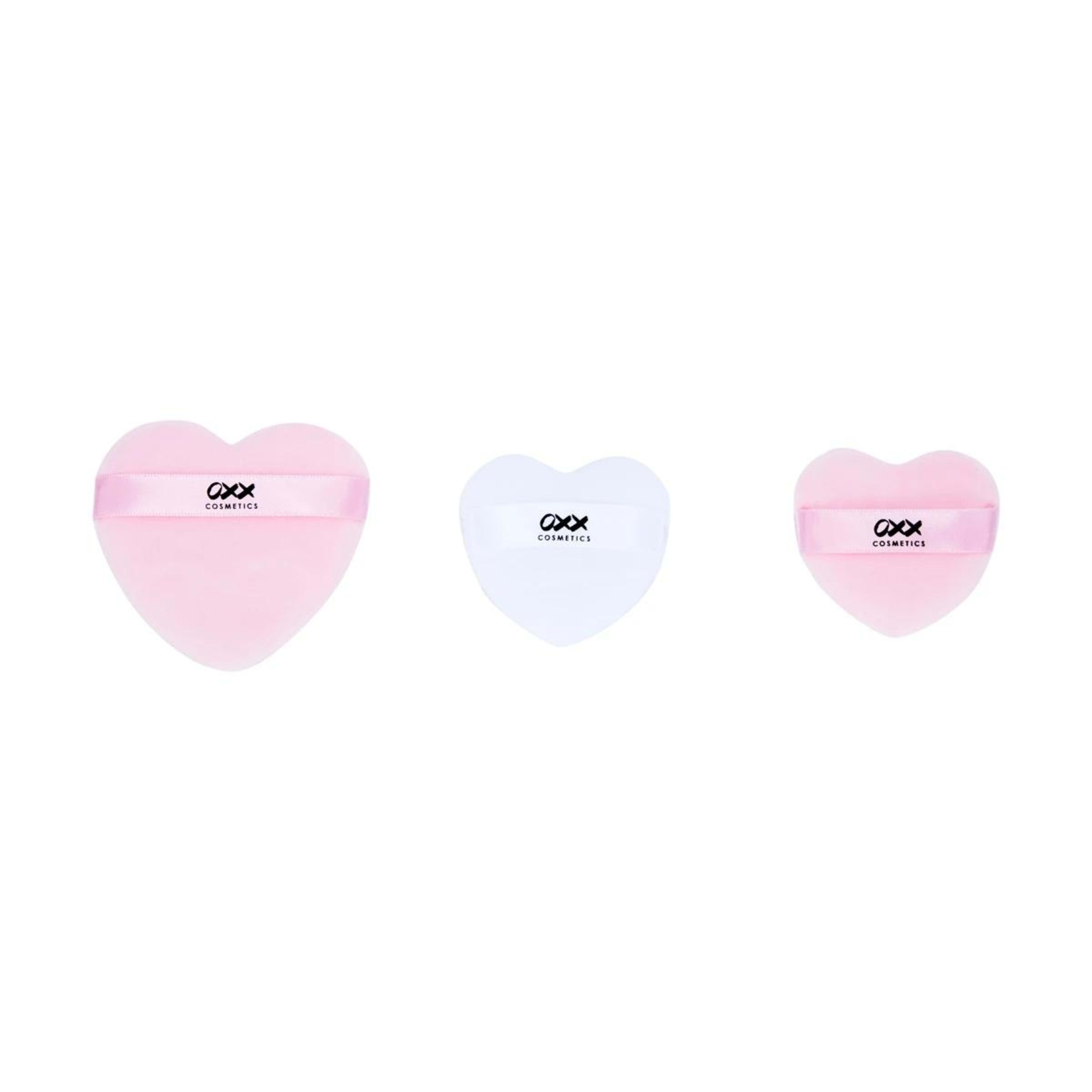 2 OXX Cosmetics 3 Piece Heart Powder Puffs, 2 of 7