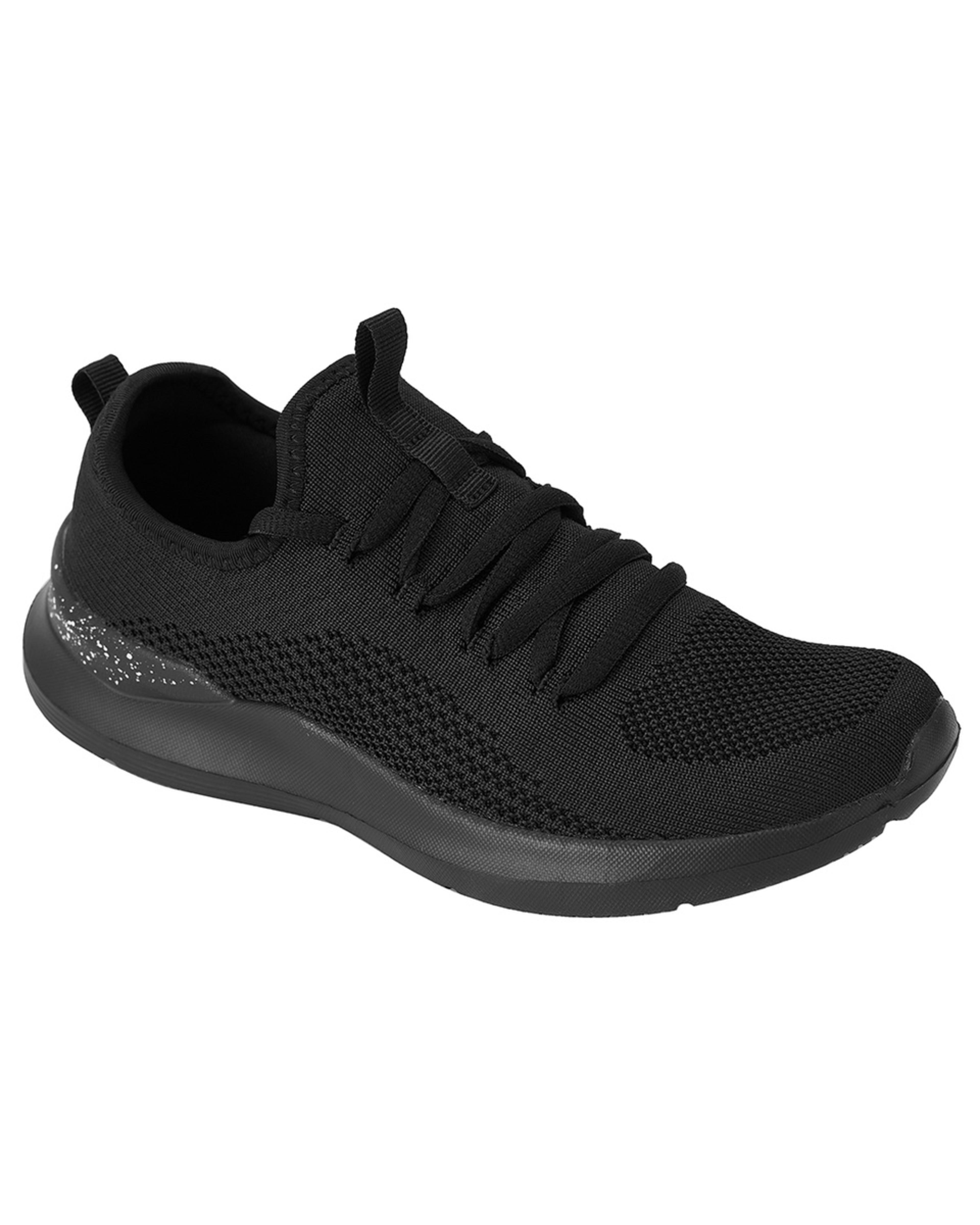 1 Lace Up Sneakers Black