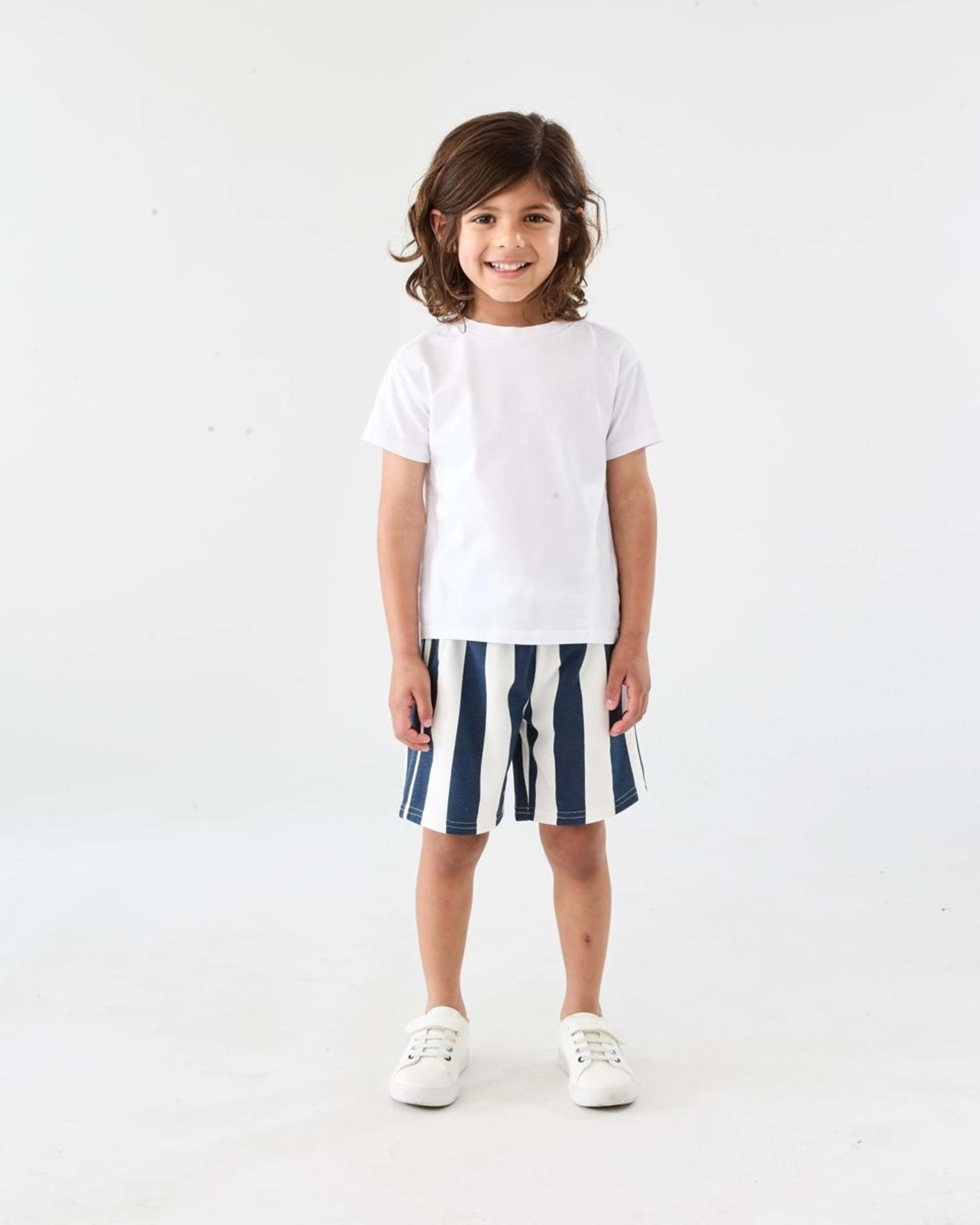 5 Bold Stripe Shorts Nvy Stripe, 5 of 6