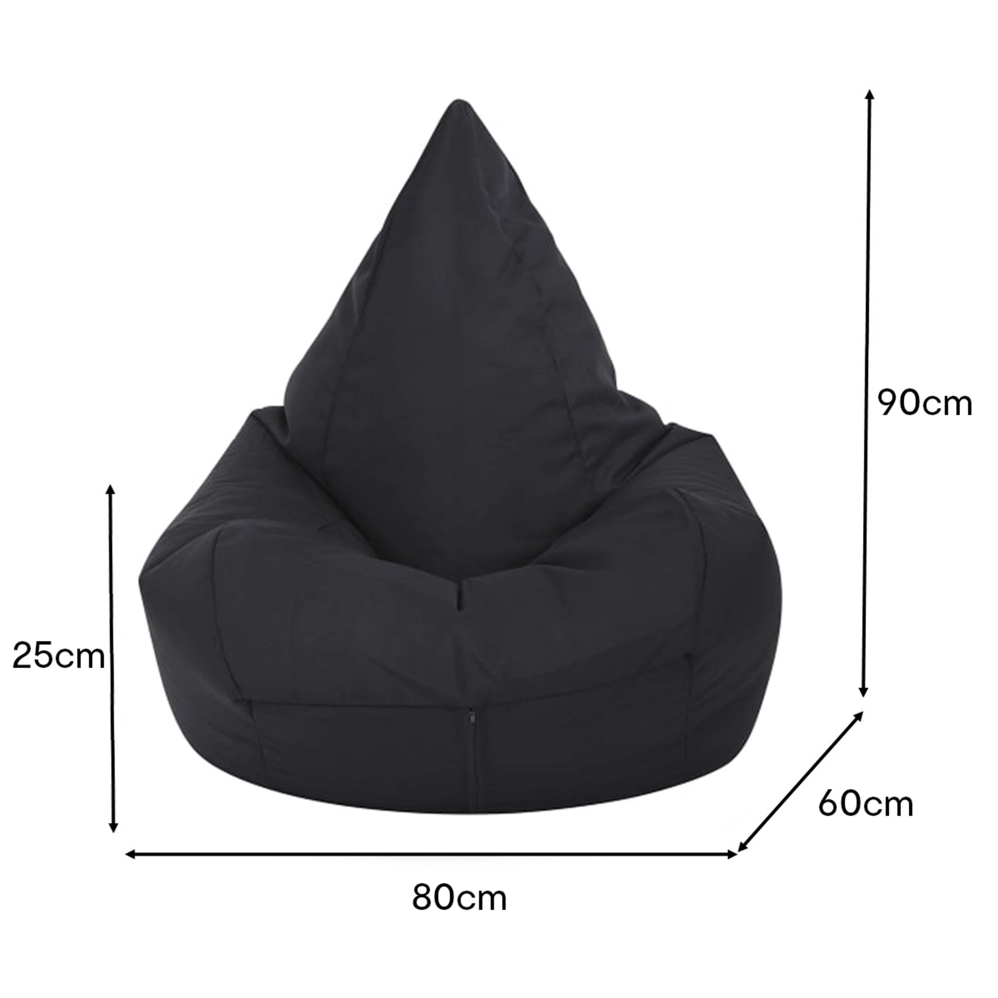 Bean Bag Black Kmart