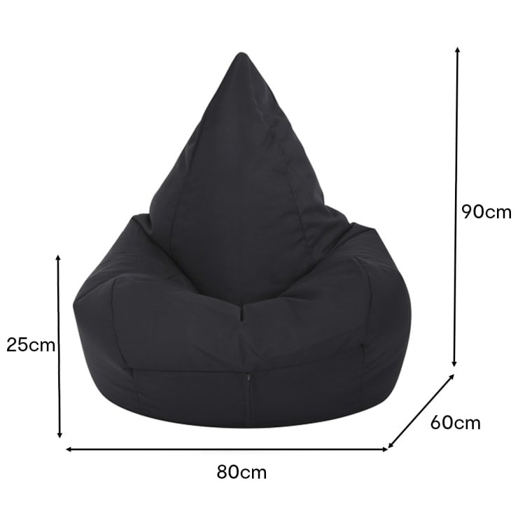 Bean Bag Black Kmart